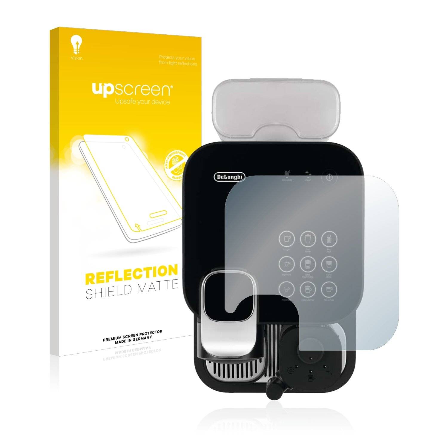upscreen Reflection Shield Matte Premium Displayschutzfolie für DeLonghi Gran Lattissima