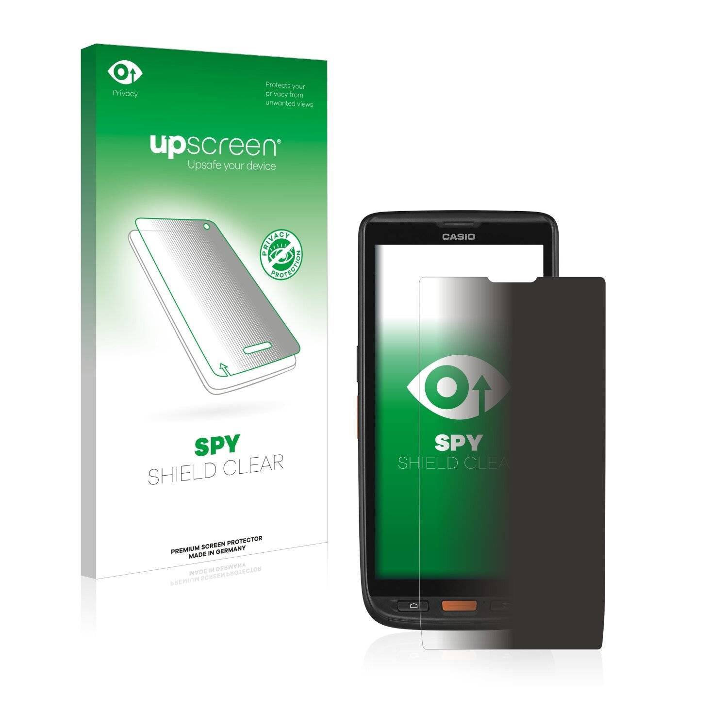 upscreen Spy Shield Clear Premium Blickschutzfolie für Casio