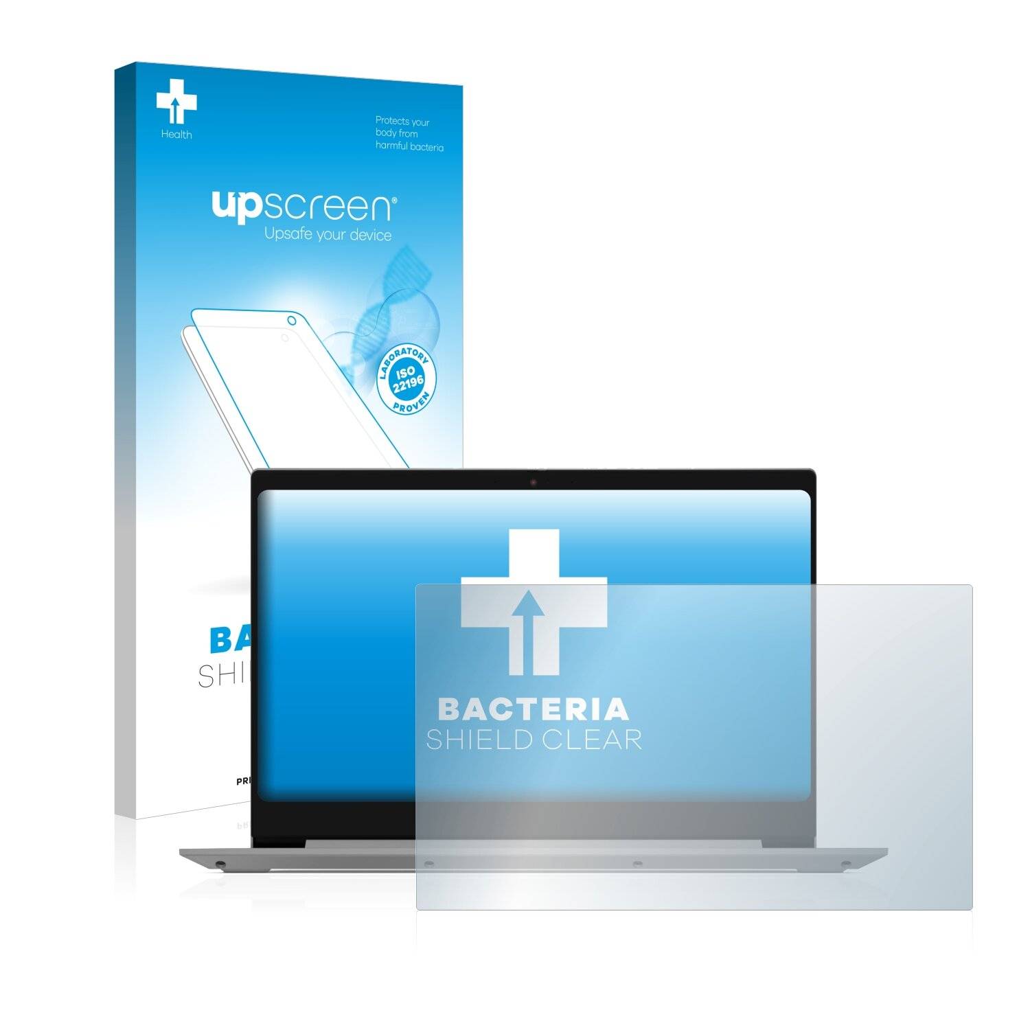 upscreen Bacteria Shield Clear Premium Antibakterielle Displayschutzfolie für Lenovo IdeaPad