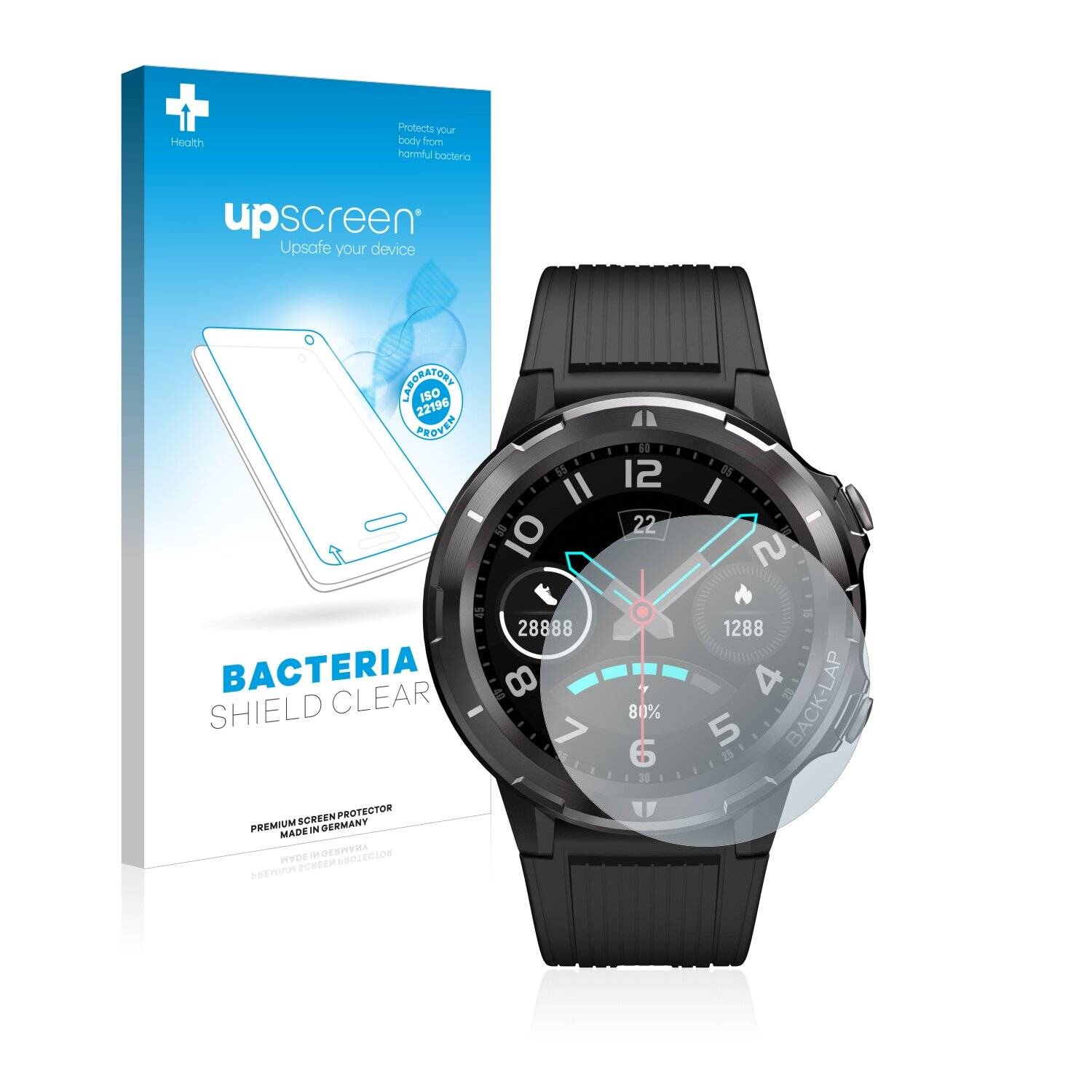 upscreen Bacteria Shield Clear Premium Antibakterielle Displayschutzfolie für Denver