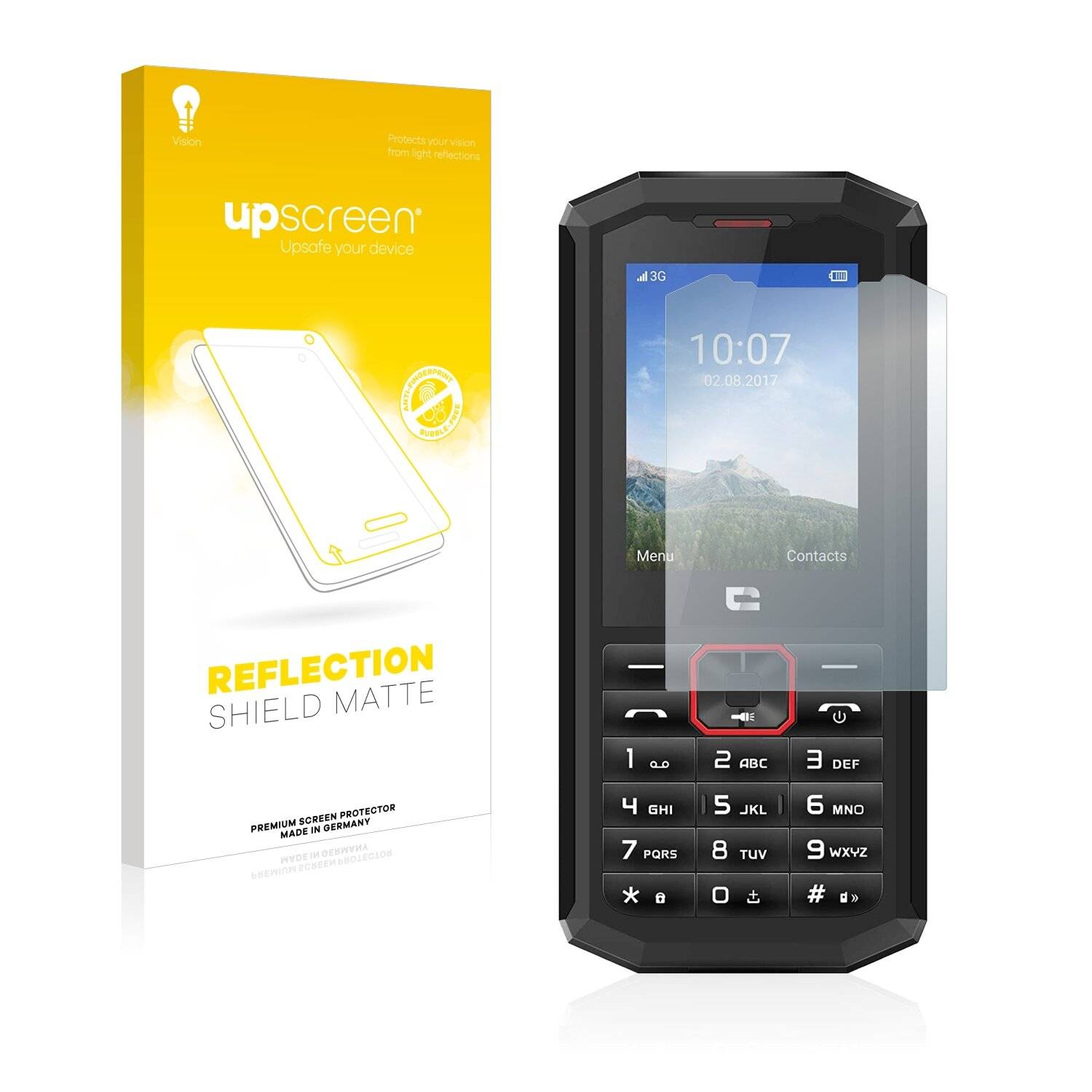 upscreen Reflection Shield Matte Premium Displayschutzfolie für Crosscall Spider