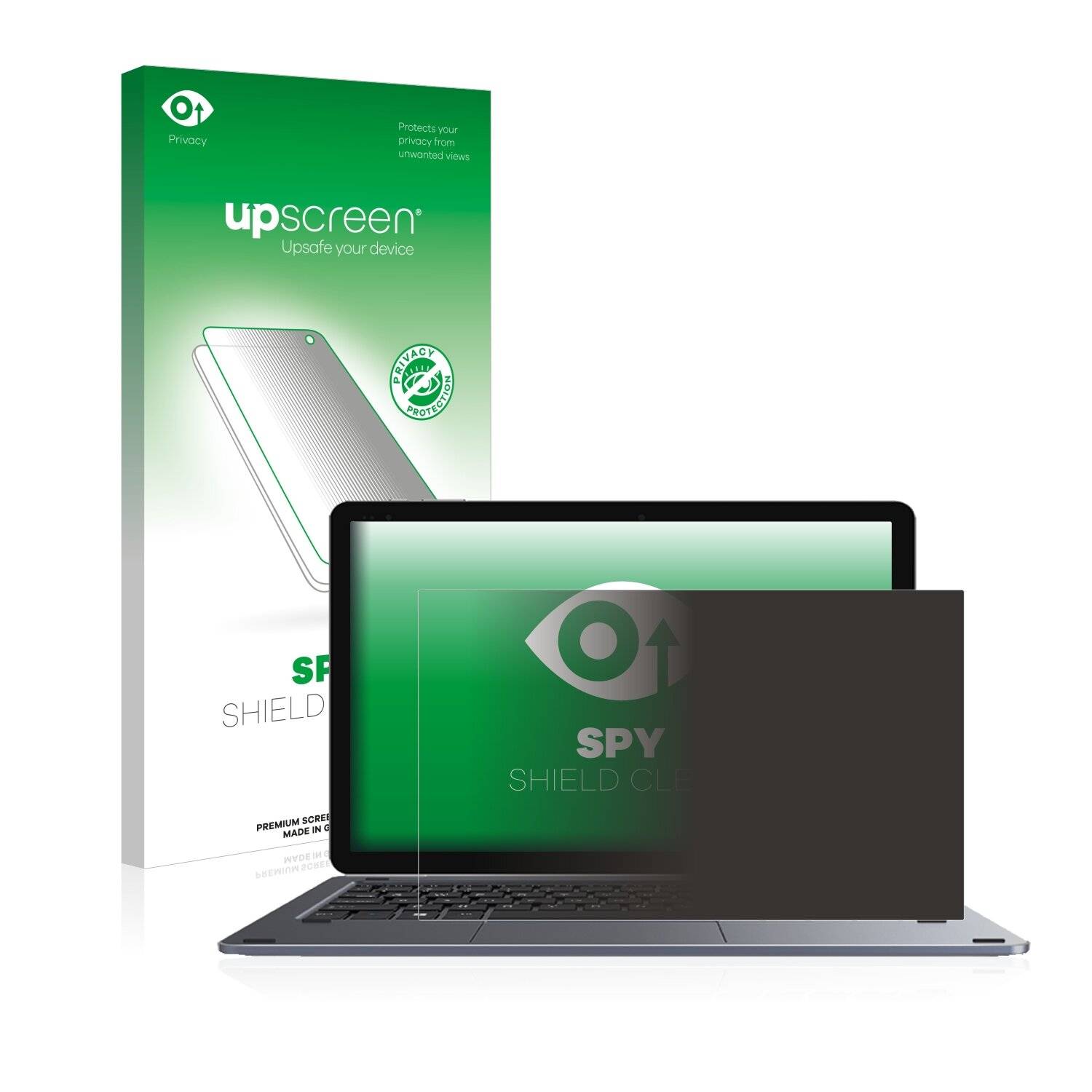 upscreen Spy Shield Clear Premium Blickschutzfolie für Chuwi HeroBook