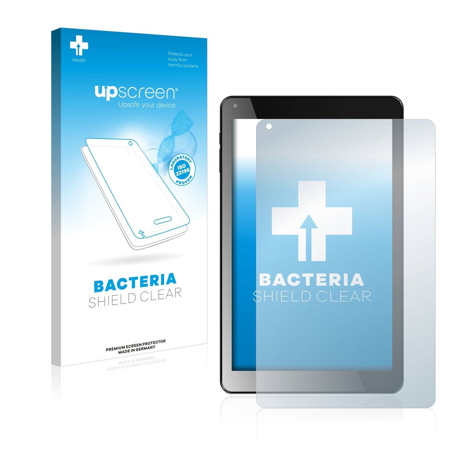 upscreen Bacteria Shield Clear Premium Antibakterielle Displayschutzfolie für Odys Maven X10