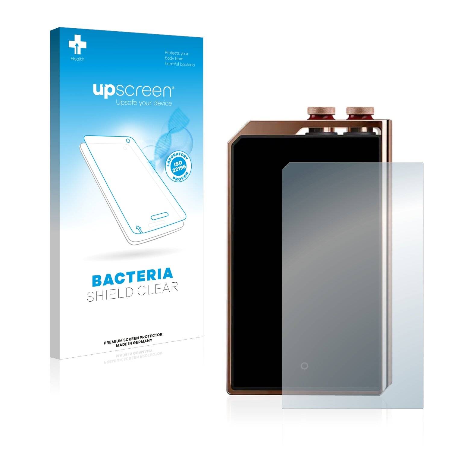 upscreen Bacteria Shield Clear Premium Antibakterielle Displayschutzfolie für Cowon Plenue