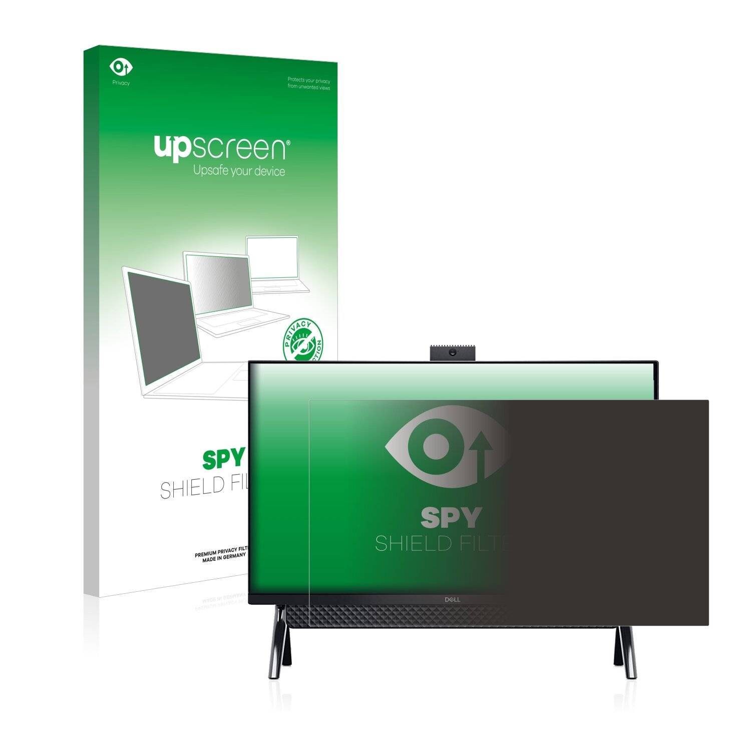 upscreen Spy Shield Filter Premium Blickschutzfilter für Dell Inspiron 24