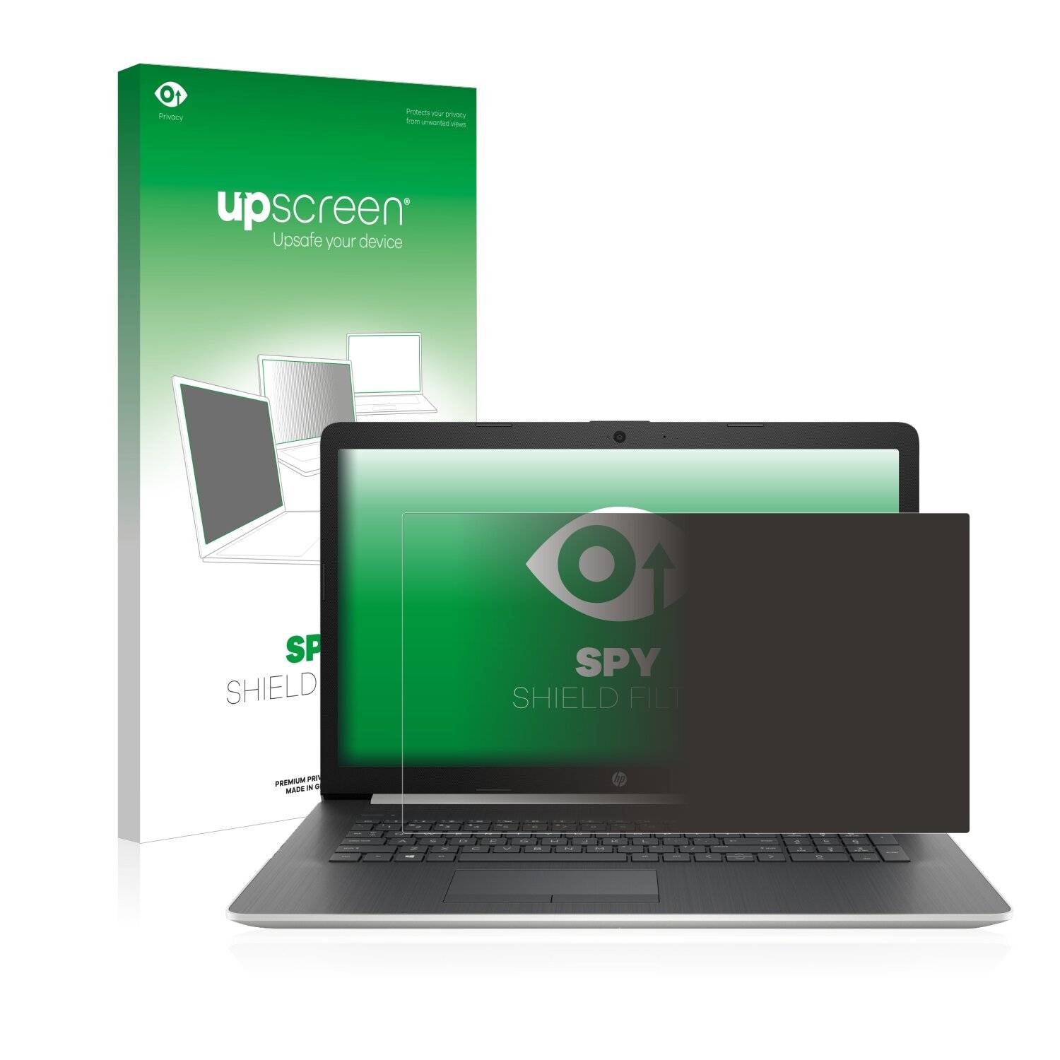 upscreen Spy Shield Filter Premium Blickschutzfilter für HP