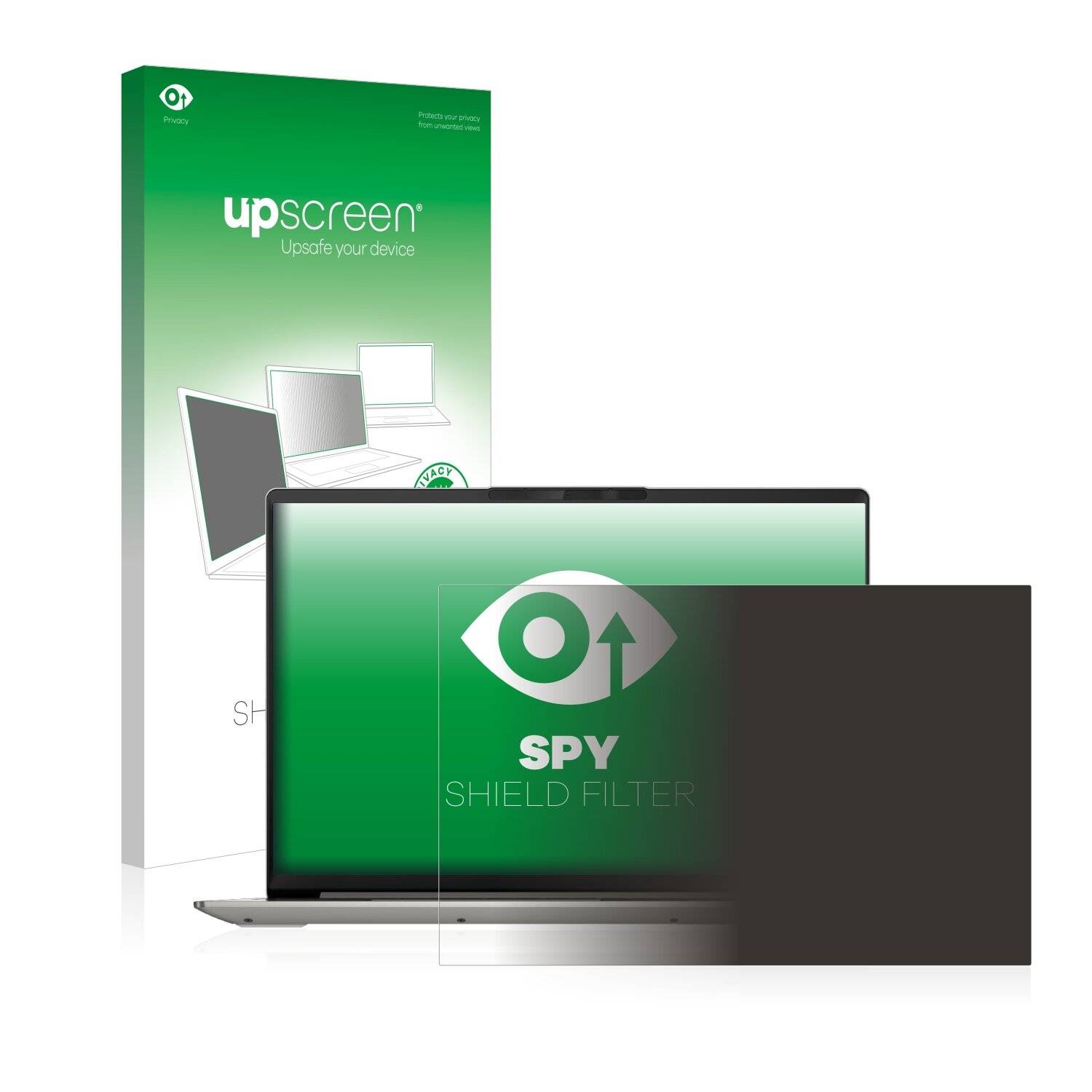 upscreen Spy Shield Filter Premium Blickschutzfilter für Lenovo IdeaPad 5i Pro 16 (6.