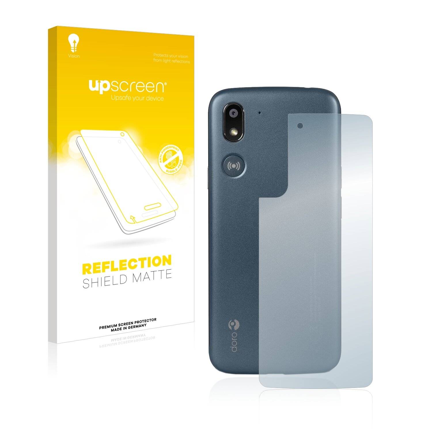 upscreen Reflection Shield Matte Premium Displayschutzfolie für Doro 8050 Plus