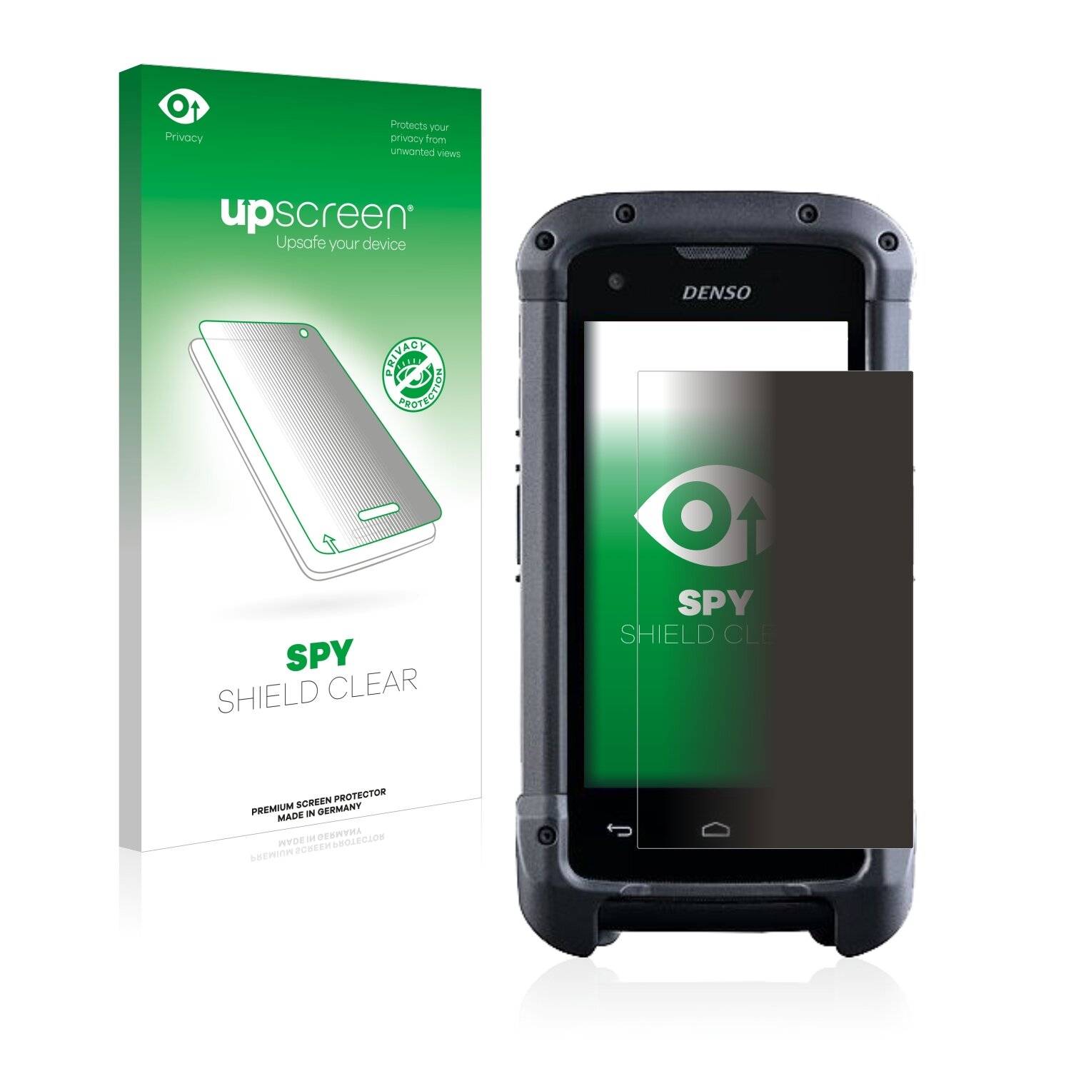 upscreen Spy Shield Clear Premium Blickschutzfolie für Denso Denso