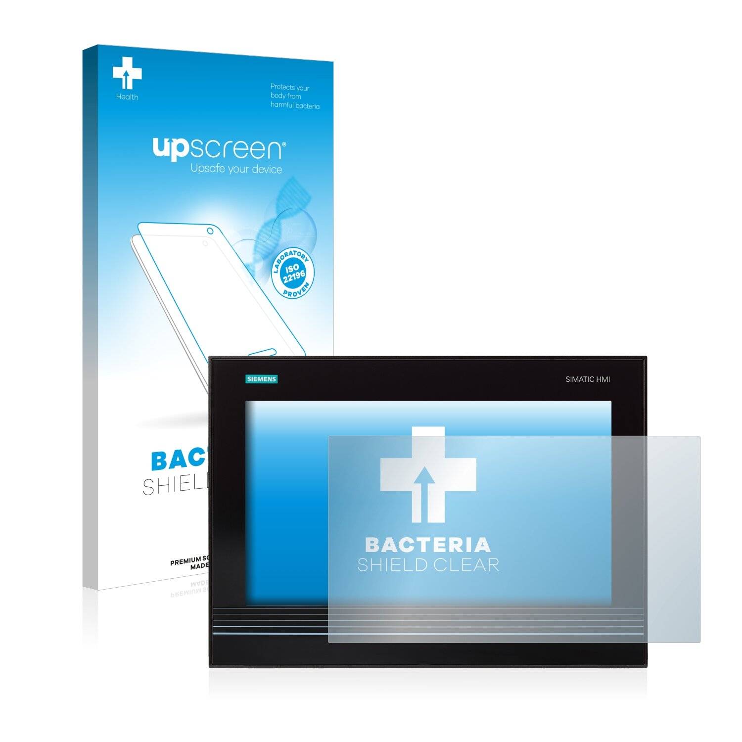 upscreen Bacteria Shield Clear Premium Antibakterielle Displayschutzfolie für Siemens