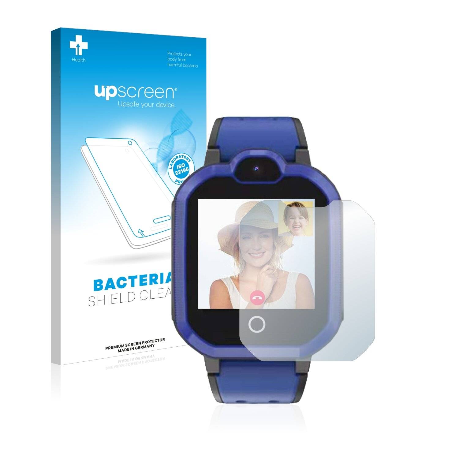 upscreen Bacteria Shield Clear Premium Antibakterielle Displayschutzfolie für Pthtechus PTH