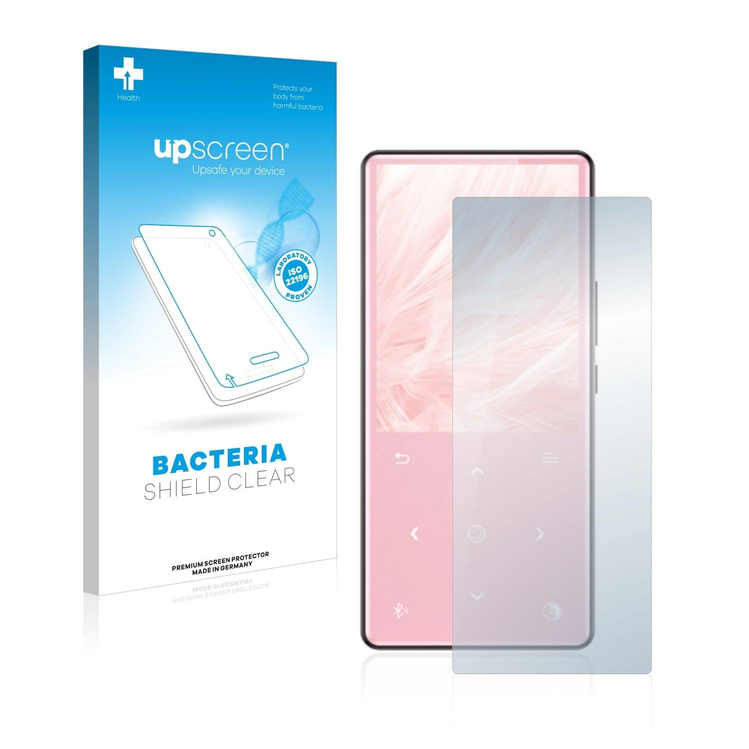 upscreen Bacteria Shield Clear Premium Antibakterielle Displayschutzfolie für AGPtek