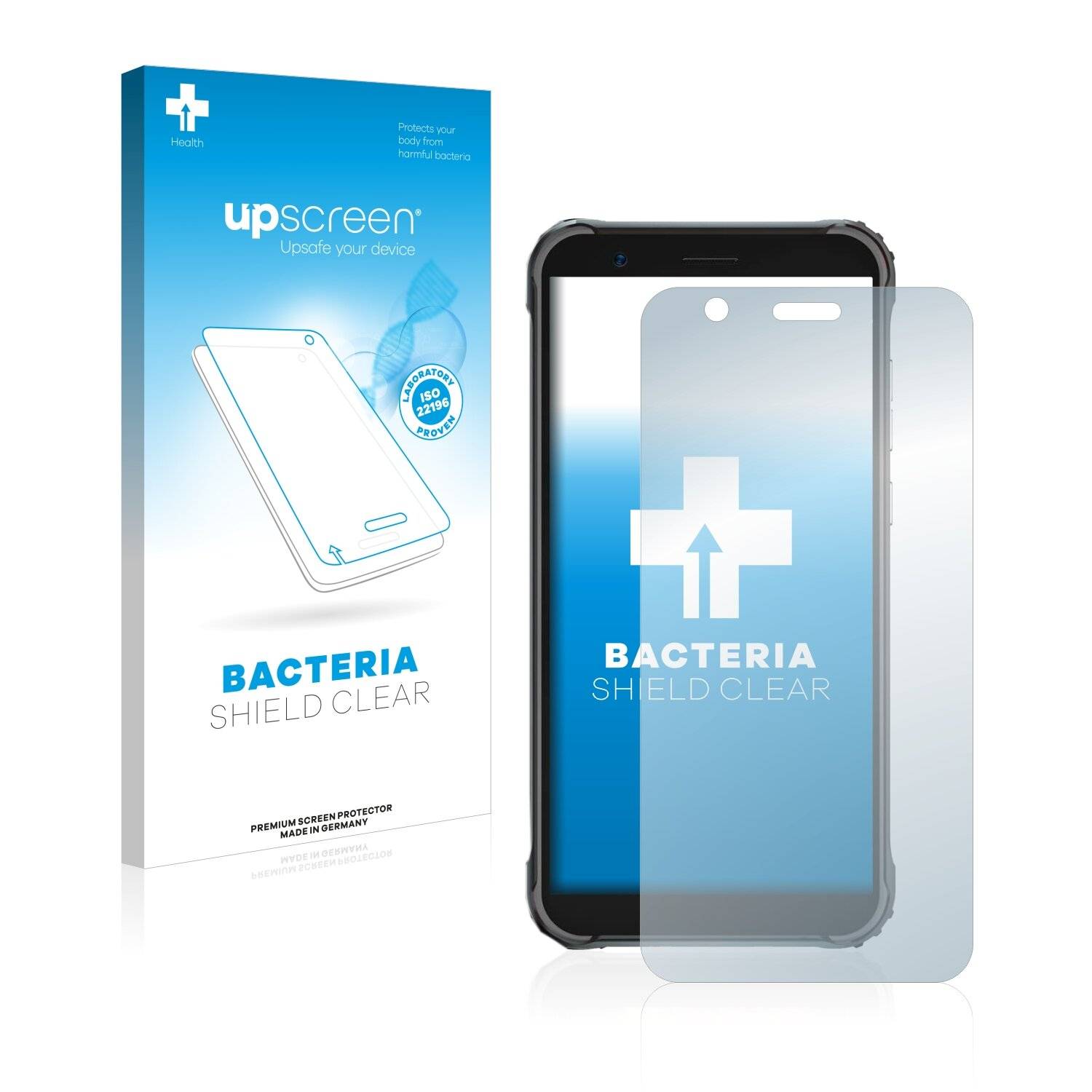 upscreen Bacteria Shield Clear Premium Antibakterielle Displayschutzfolie für Blackview