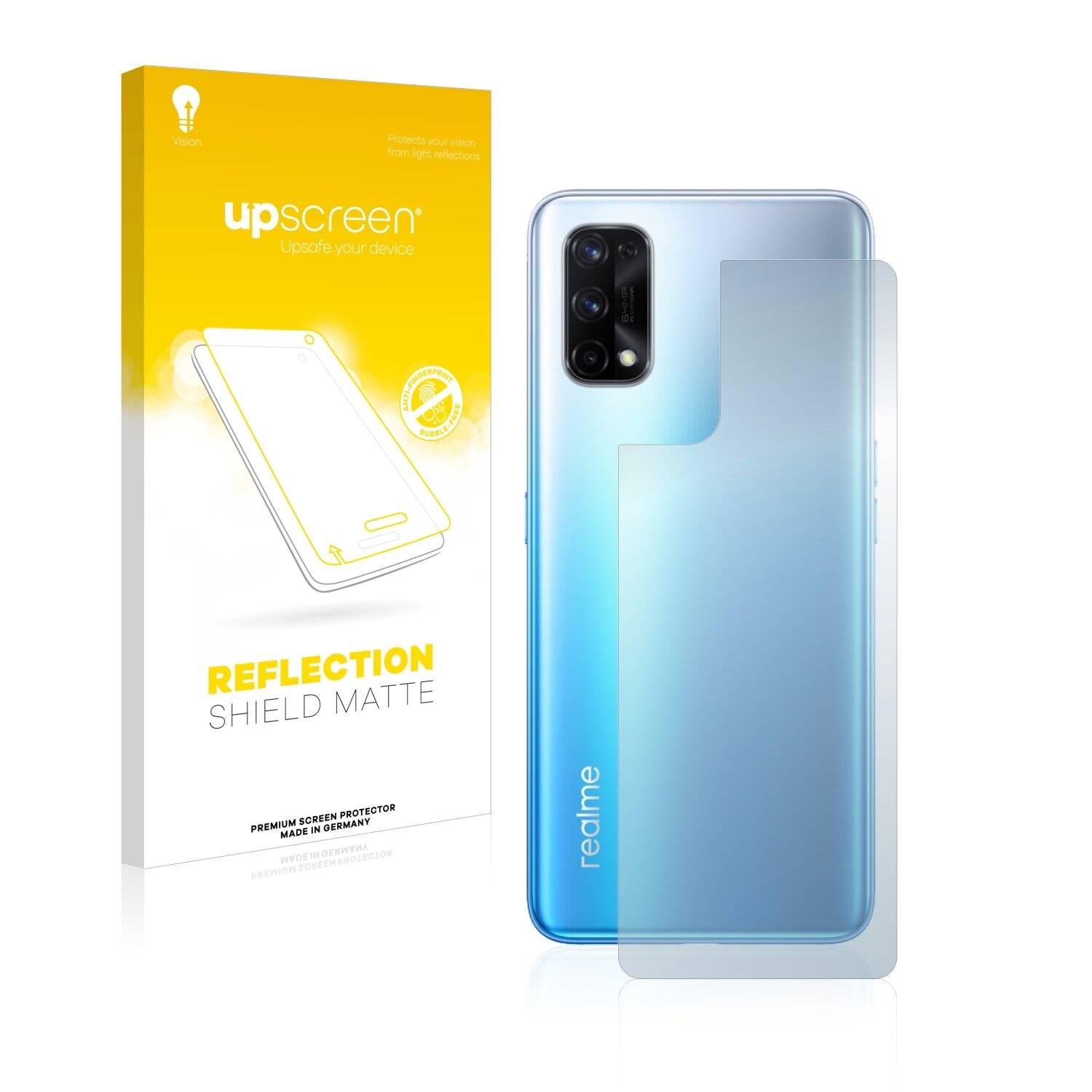 upscreen Reflection Shield Matte Premium Displayschutzfolie für Realme X7