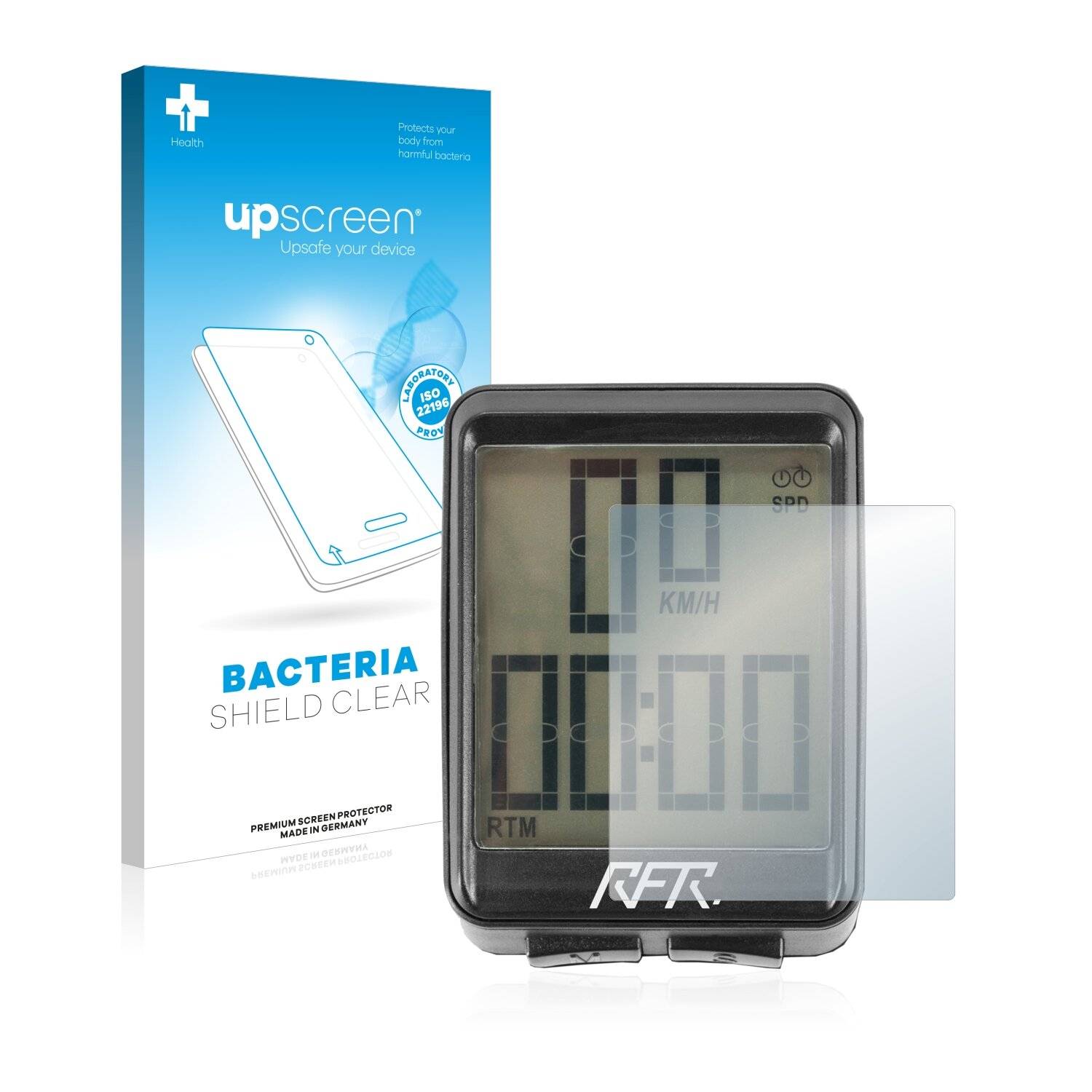 upscreen Bacteria Shield Clear Premium Antibakterielle Displayschutzfolie für Cube RFR