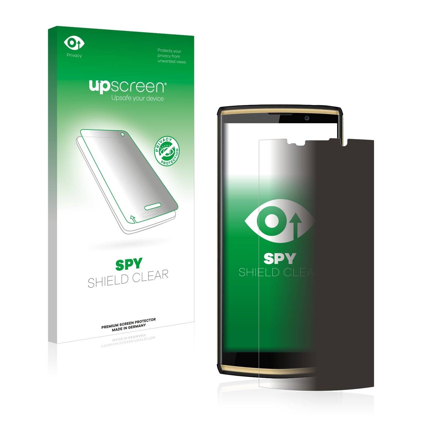 upscreen Spy Shield Clear Premium Blickschutzfolie für Oukitel K7