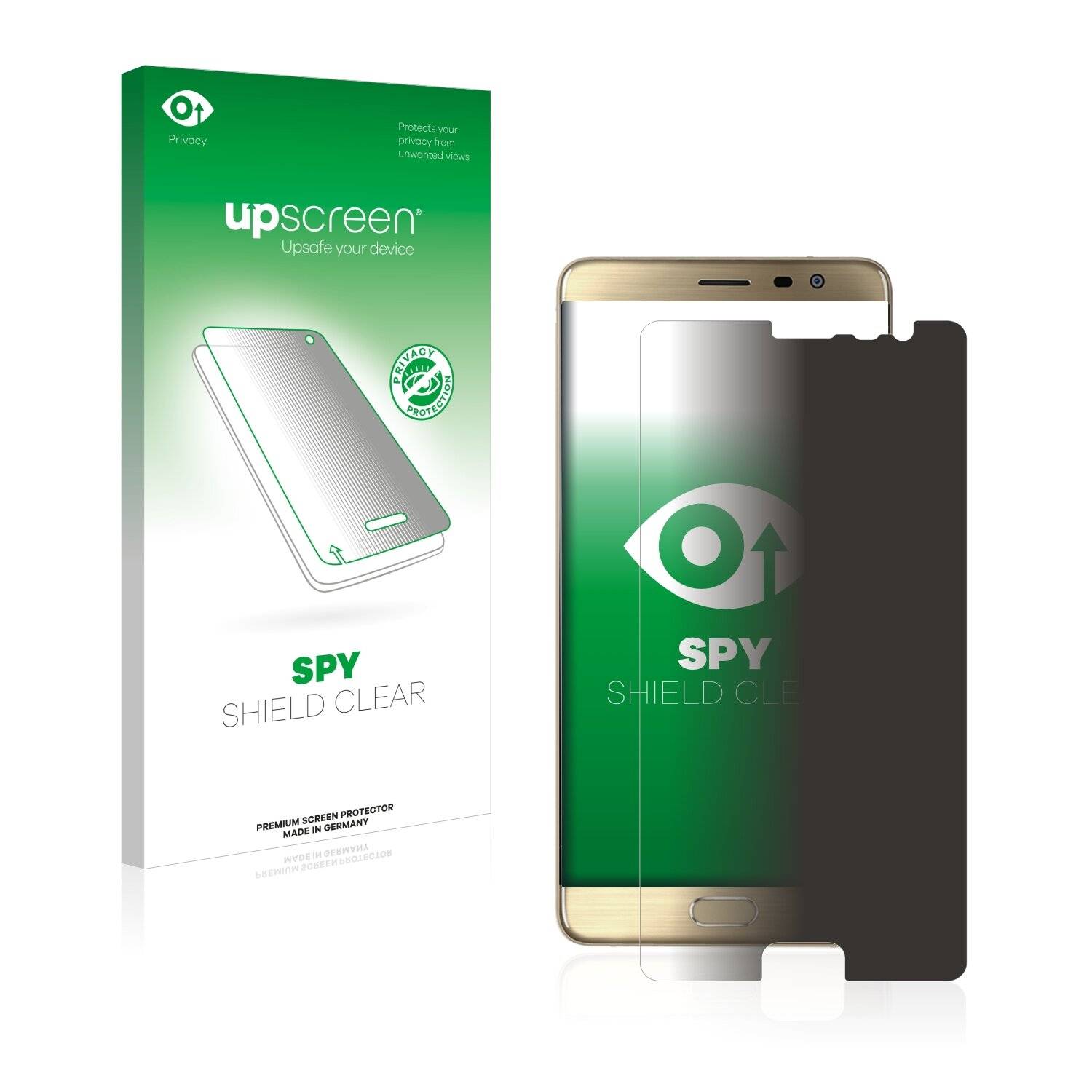 upscreen Spy Shield Clear Premium Blickschutzfolie für Cubot