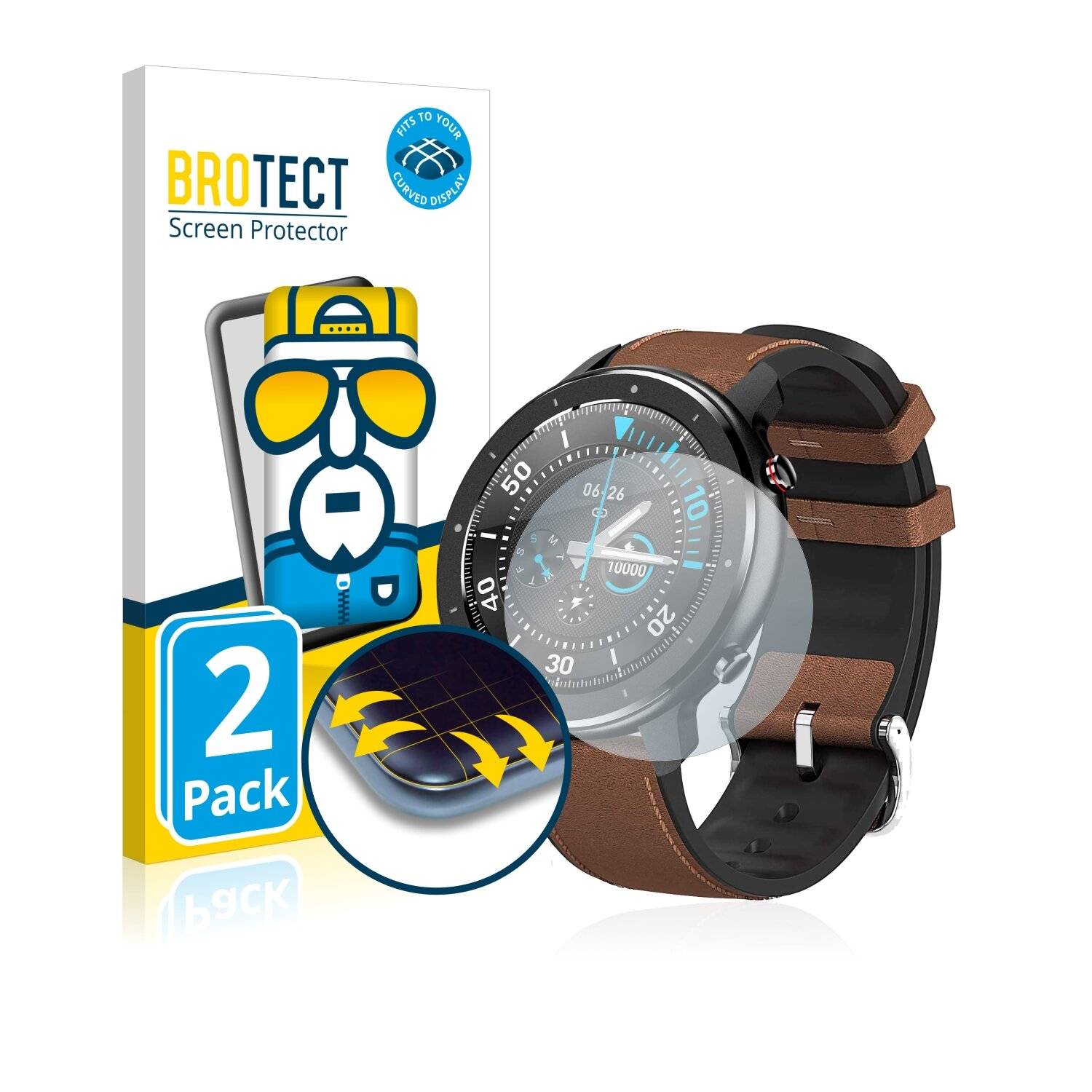 2x BROTECT Flex Full-Cover Displayschutzfolie für Fullmosa