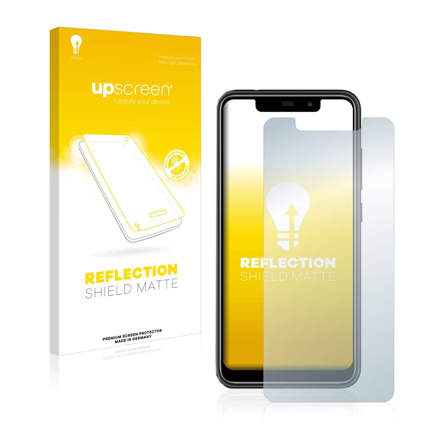 upscreen Reflection Shield Matte Premium Displayschutzfolie für Oukitel