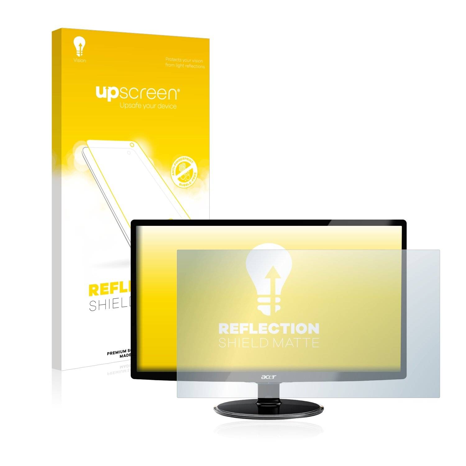 upscreen Reflection Shield Matte Premium Displayschutzfolie für Acer