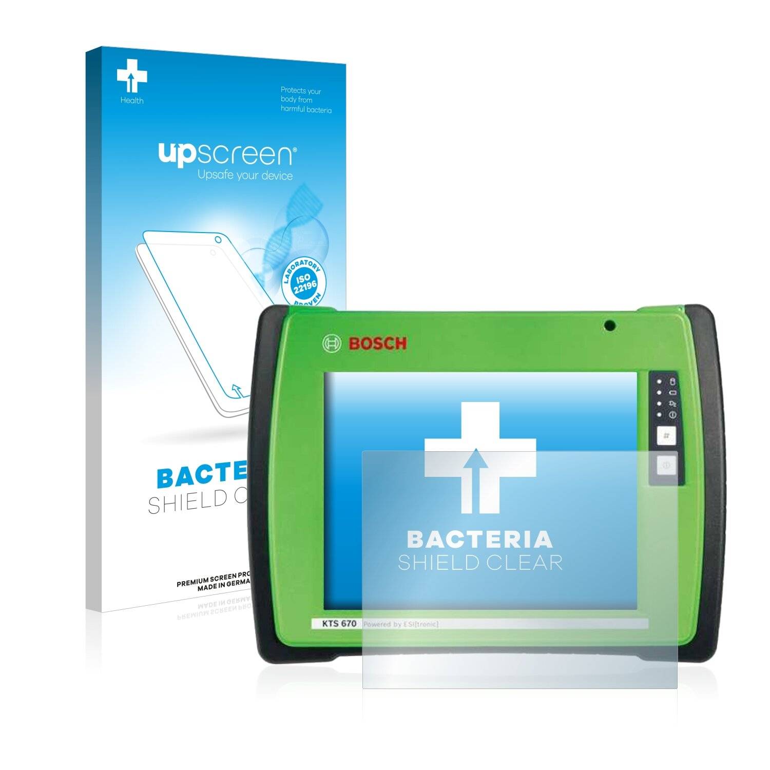 upscreen Bacteria Shield Clear Premium Antibakterielle Displayschutzfolie für Bosch KTS