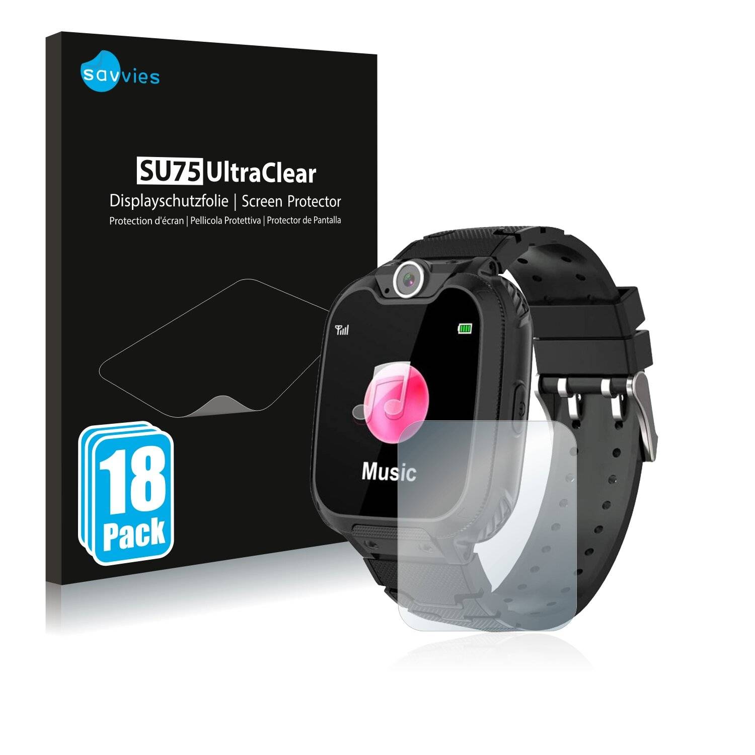 18x Savvies SU75 Displayschutzfolie für SoarLeendor