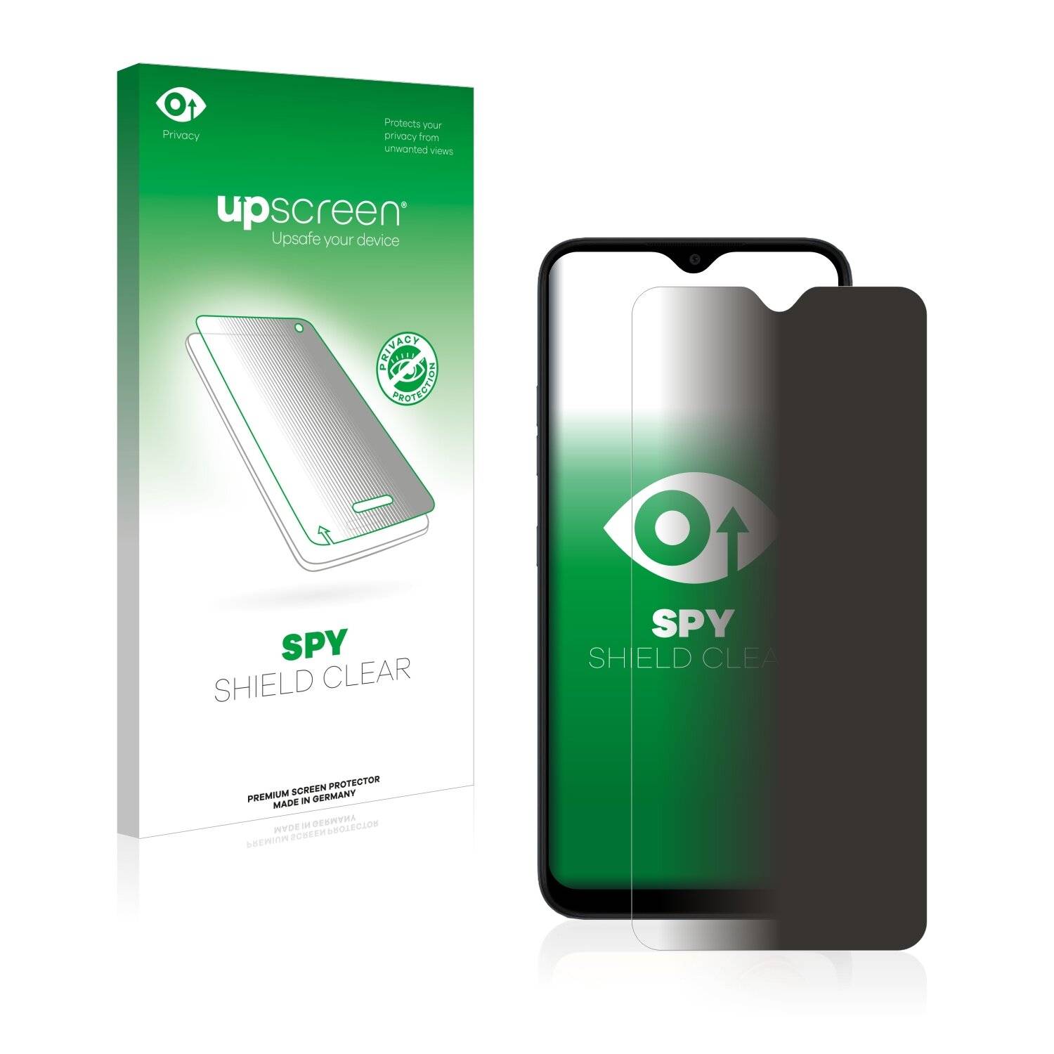 upscreen Spy Shield Clear Premium Blickschutzfolie für LG