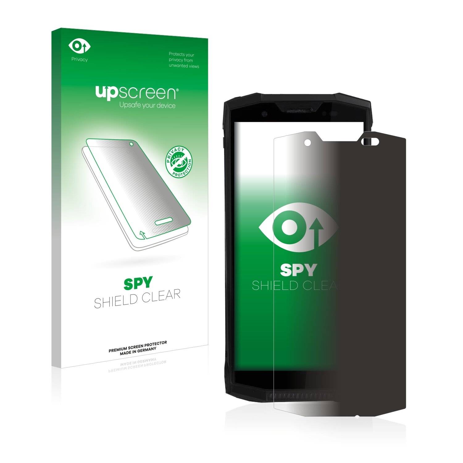 upscreen Spy Shield Clear Premium Blickschutzfolie für Doogee S80