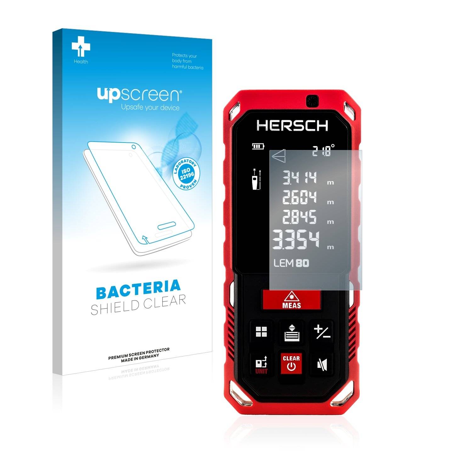 upscreen Bacteria Shield Clear Premium Antibakterielle Displayschutzfolie für Siemens EQ.6