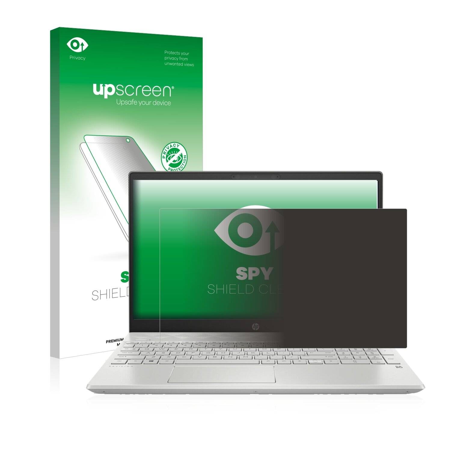 upscreen Spy Shield Clear Premium Blickschutzfolie für HP Pavilion