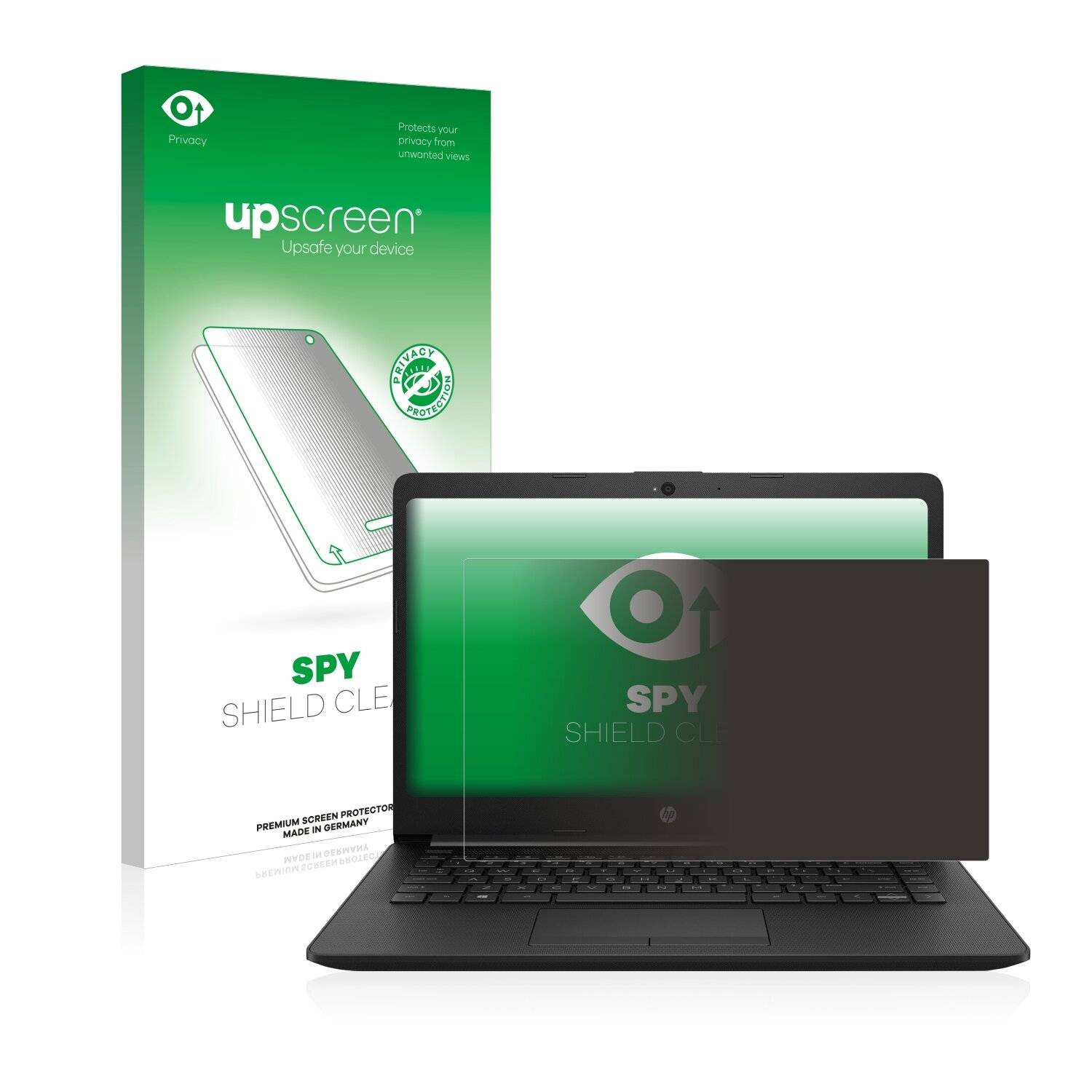 upscreen Spy Shield Clear Premium Blickschutzfolie für HP