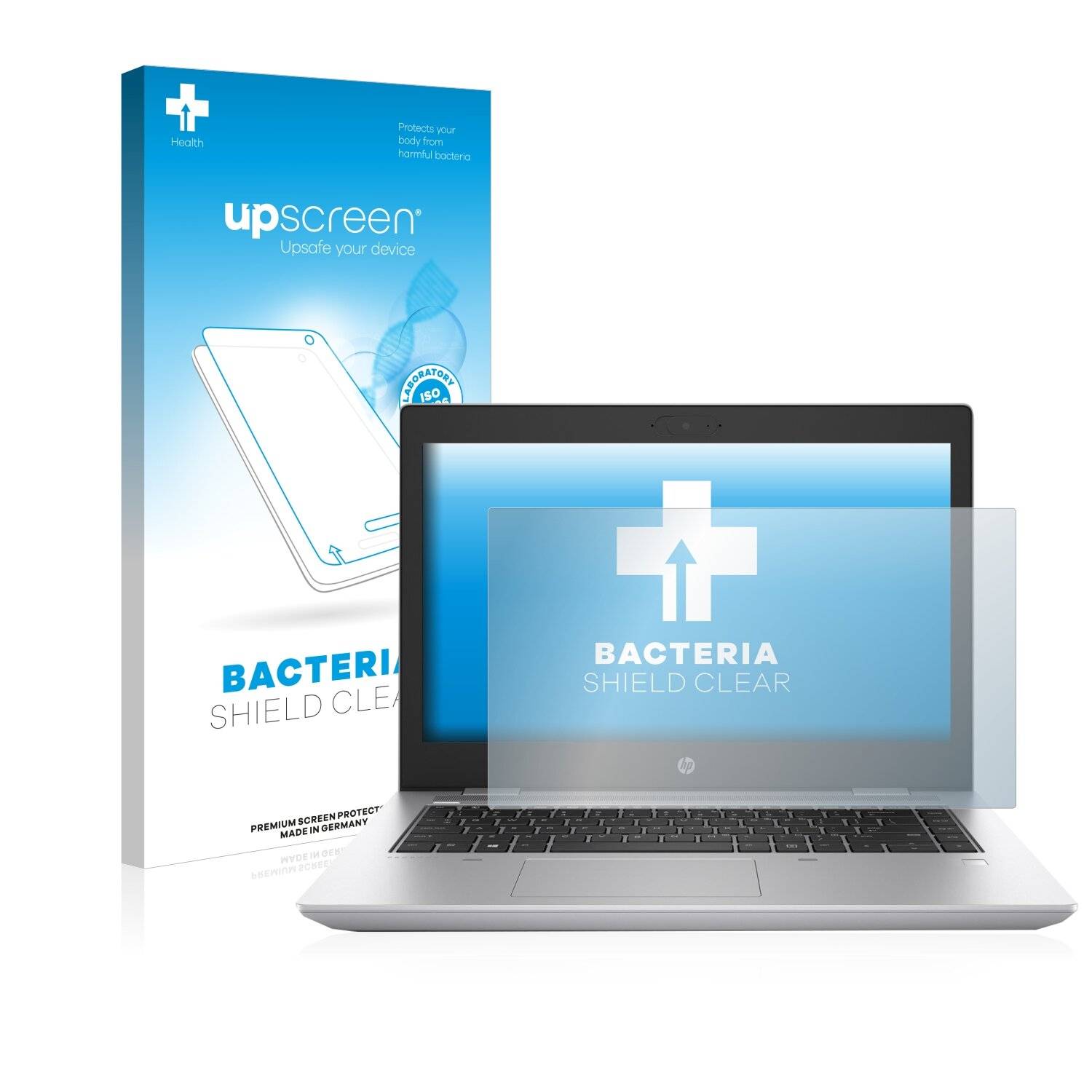 upscreen Bacteria Shield Clear Premium Antibakterielle Displayschutzfolie für HP ProBook 640