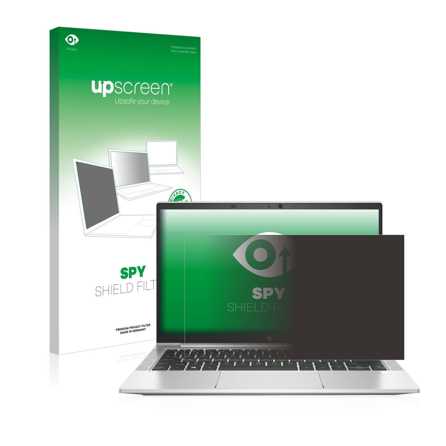 upscreen Spy Shield Filter Premium Blickschutzfilter für HP EliteBook 830 G7