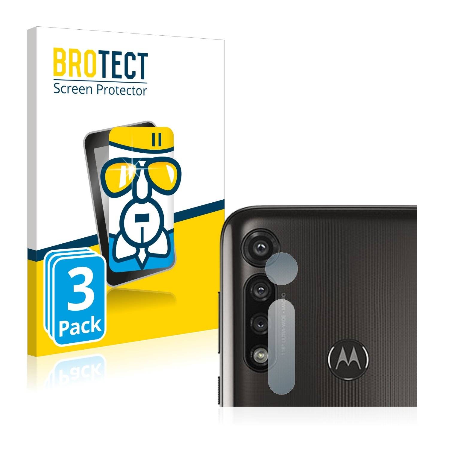 3x BROTECT AirGlass Schutzglas Folie für Motorola Moto G Power 2020 (NUR