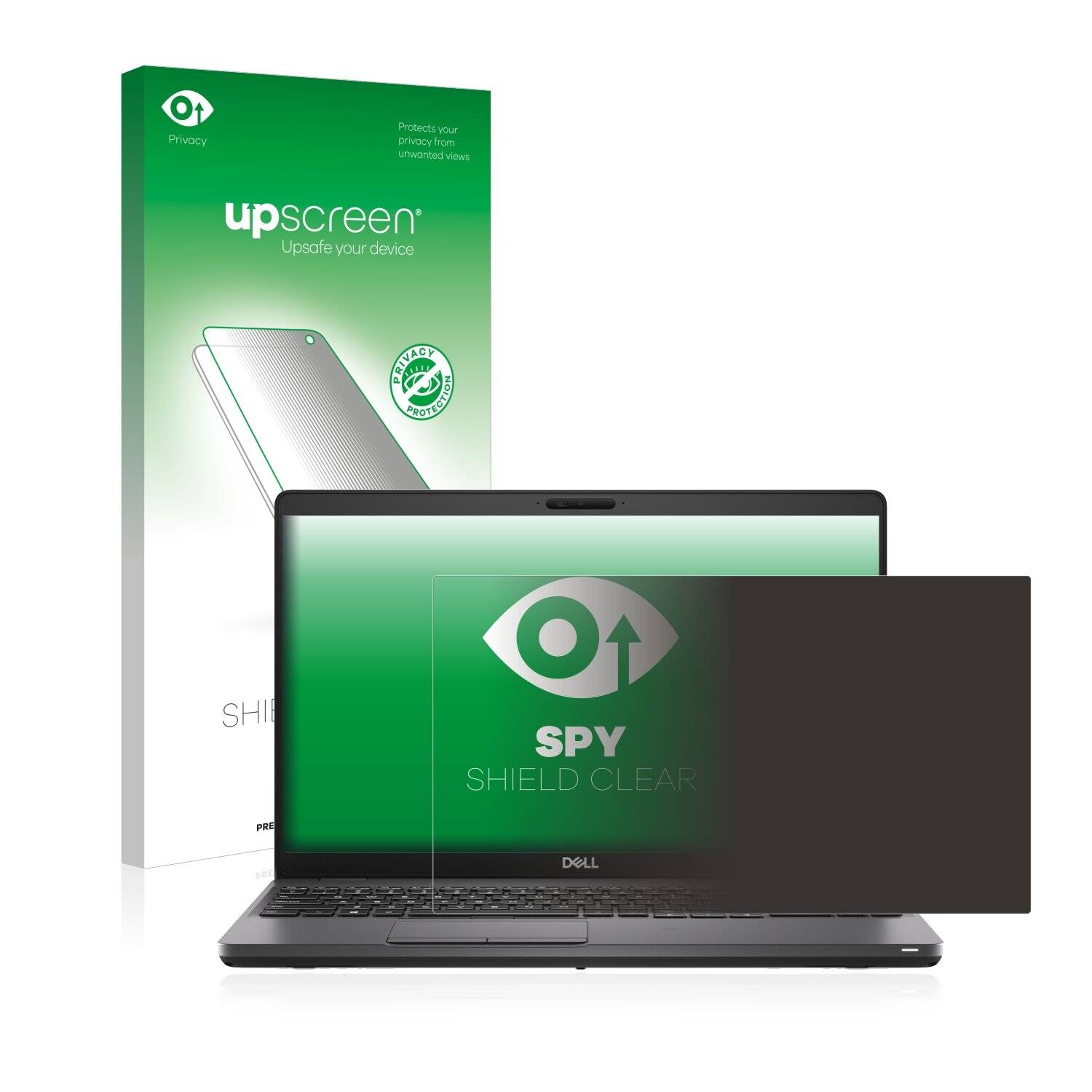 upscreen Spy Shield Clear Premium Blickschutzfolie für Dell Precision