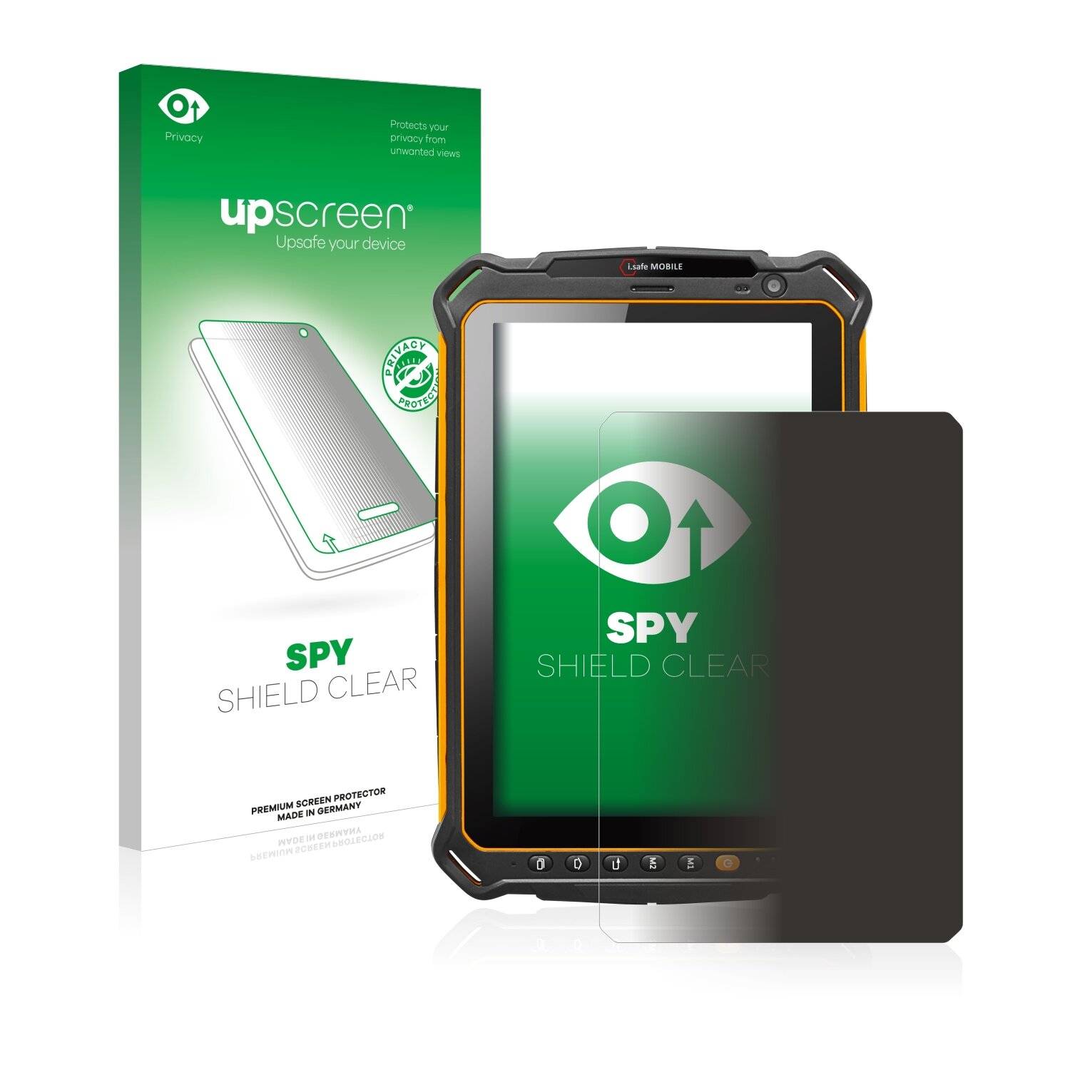 upscreen Spy Shield Clear Premium Blickschutzfolie für i.safe
