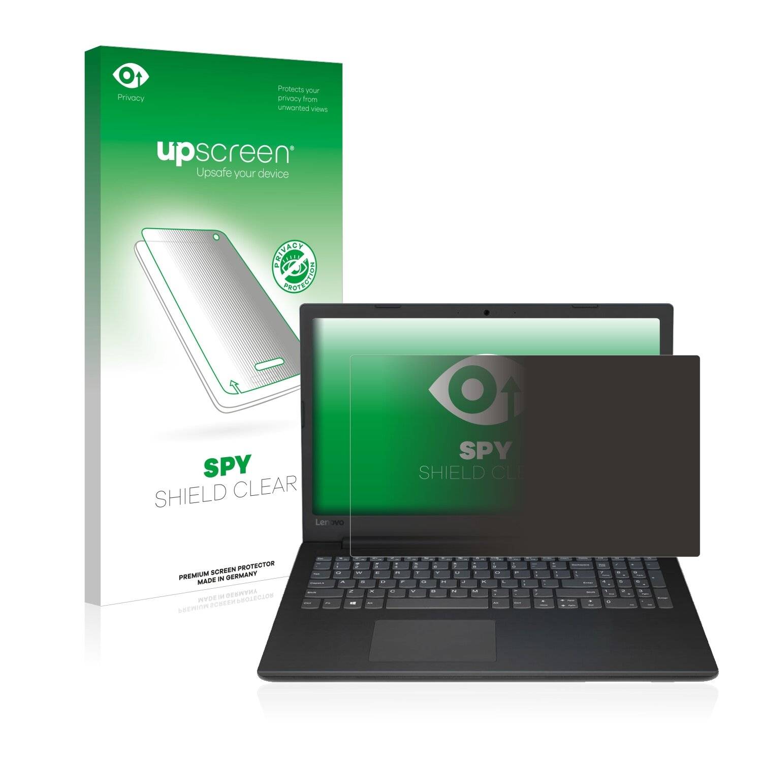 upscreen Spy Shield Clear Premium Blickschutzfolie für Lenovo