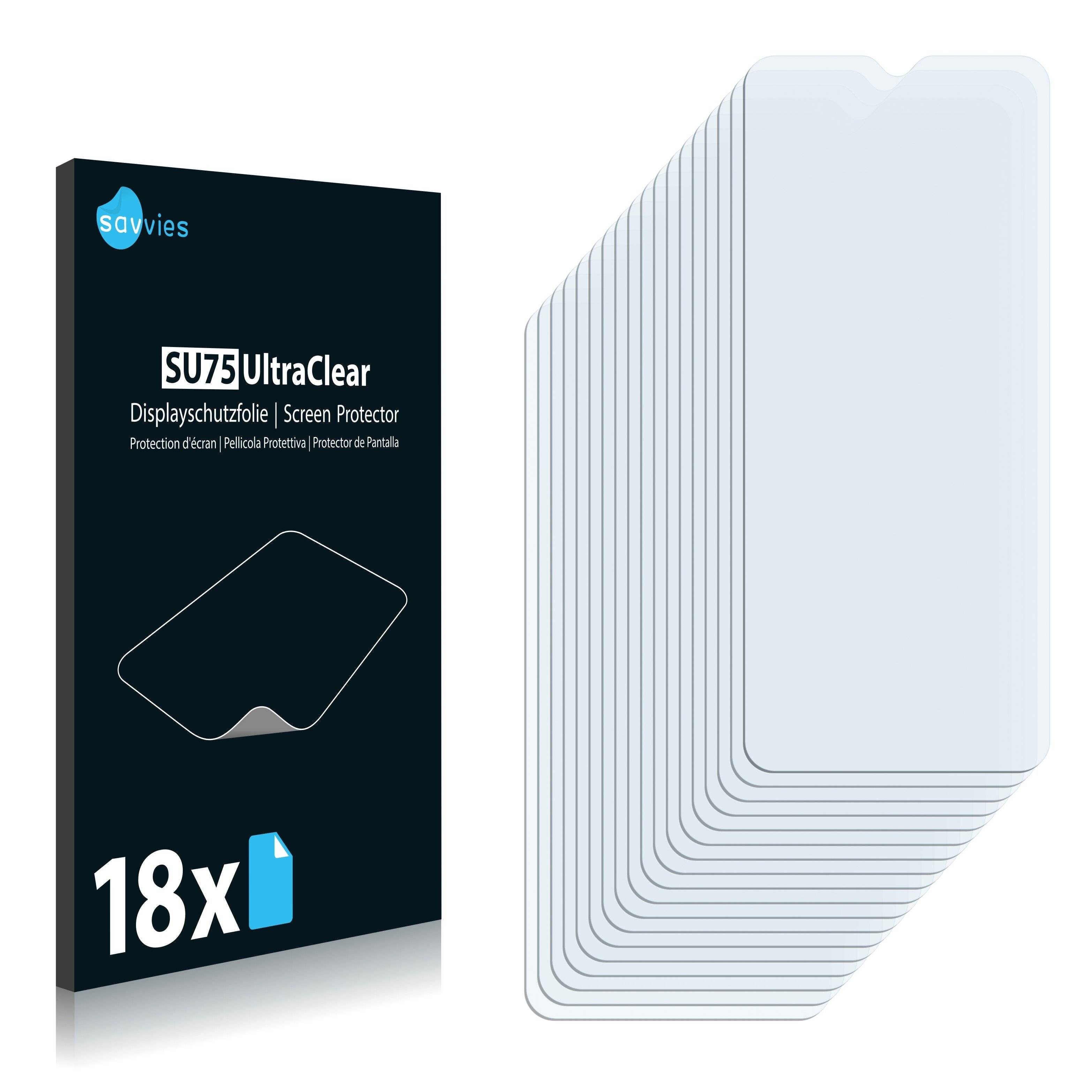 18x Savvies SU75 Displayschutzfolie für Nokia