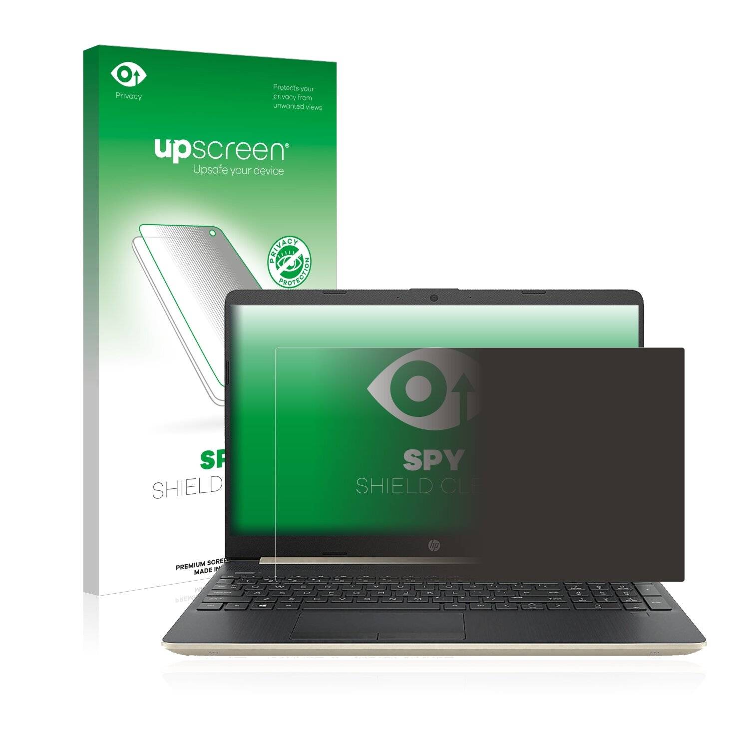 upscreen Spy Shield Clear Premium Blickschutzfolie für HP