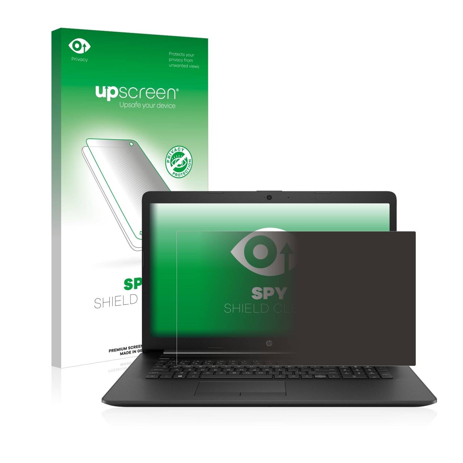 upscreen Spy Shield Clear Premium Blickschutzfolie für HP