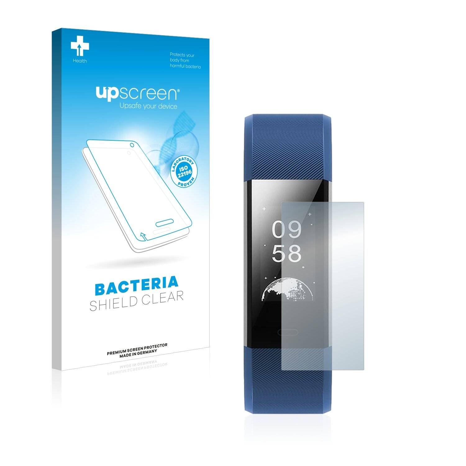 upscreen Bacteria Shield Clear Premium Antibakterielle Displayschutzfolie für Toobur