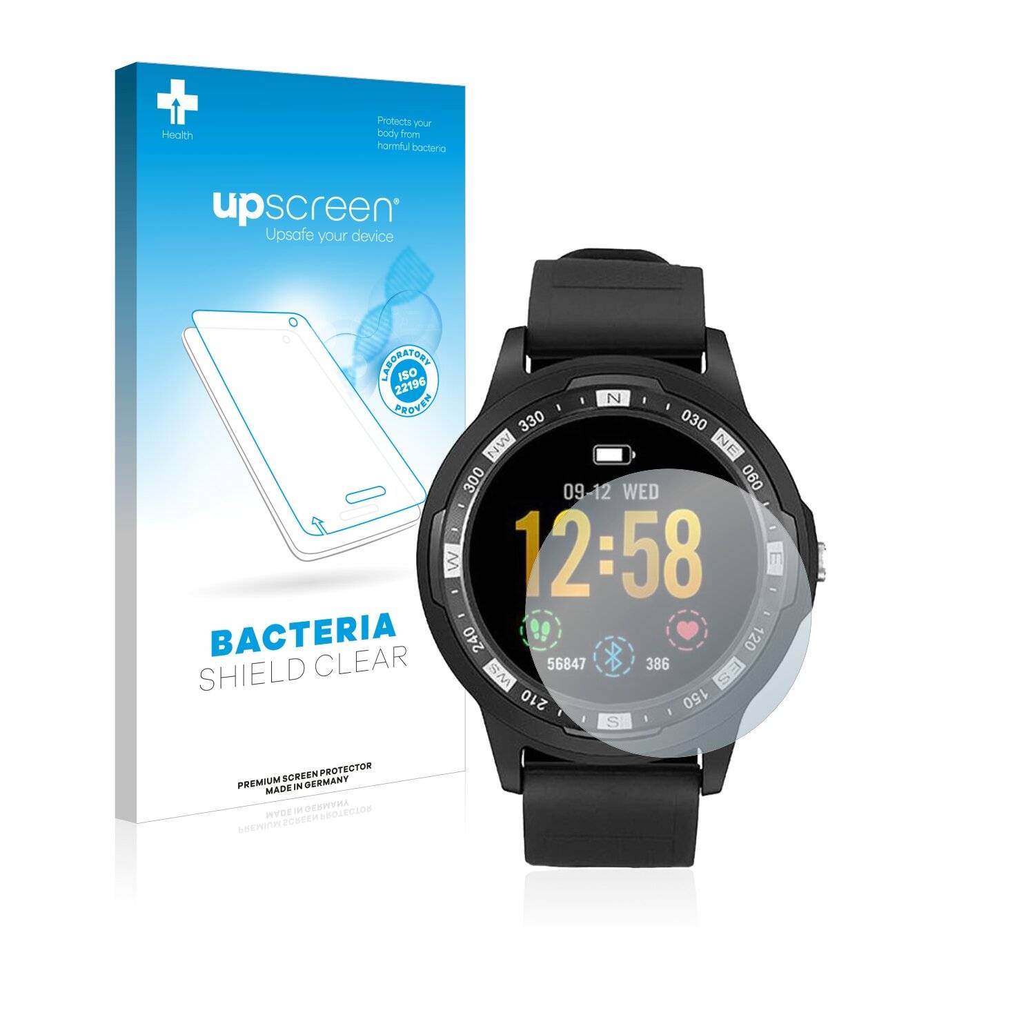 upscreen Bacteria Shield Clear Premium Antibakterielle Displayschutzfolie für Technaxx