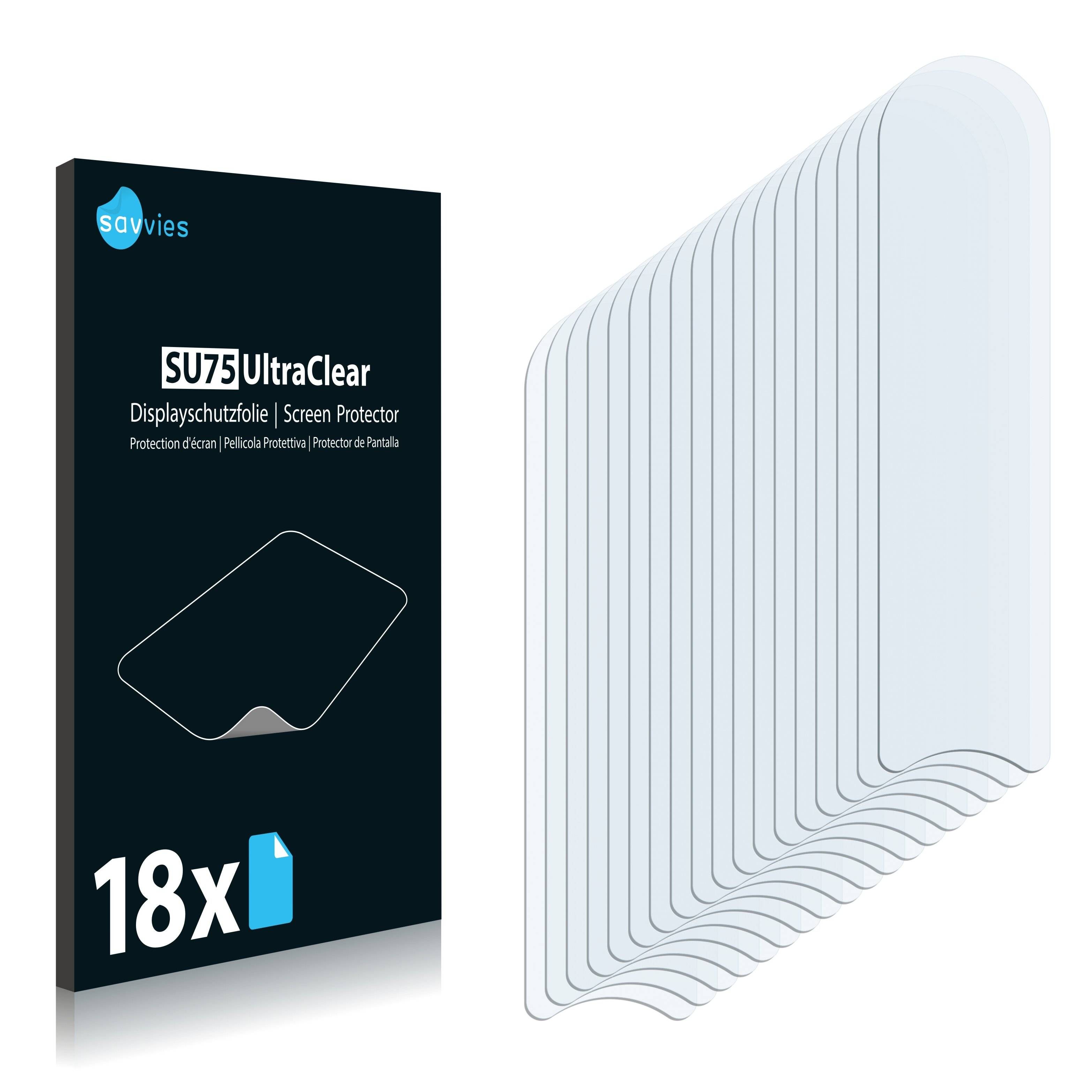 18x Savvies SU75 Displayschutzfolie für Huawei P smart S (NUR