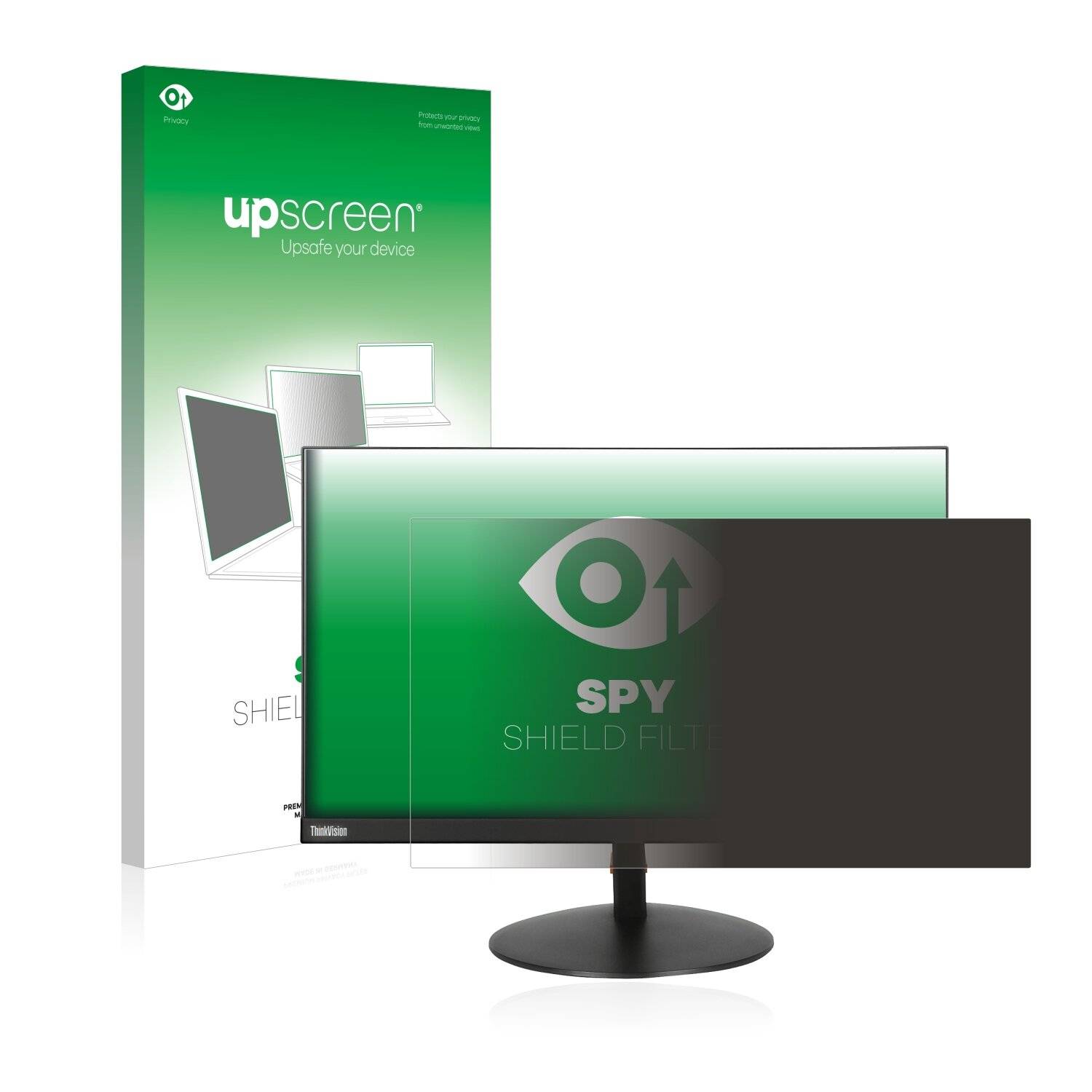 upscreen Spy Shield Filter Premium Blickschutzfilter für Lenovo ThinkVision