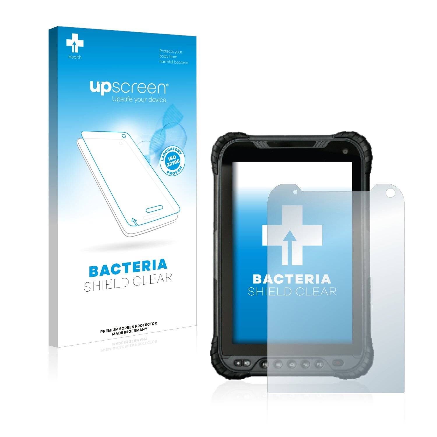 upscreen Bacteria Shield Clear Premium Antibakterielle Displayschutzfolie für UniStrong UT30