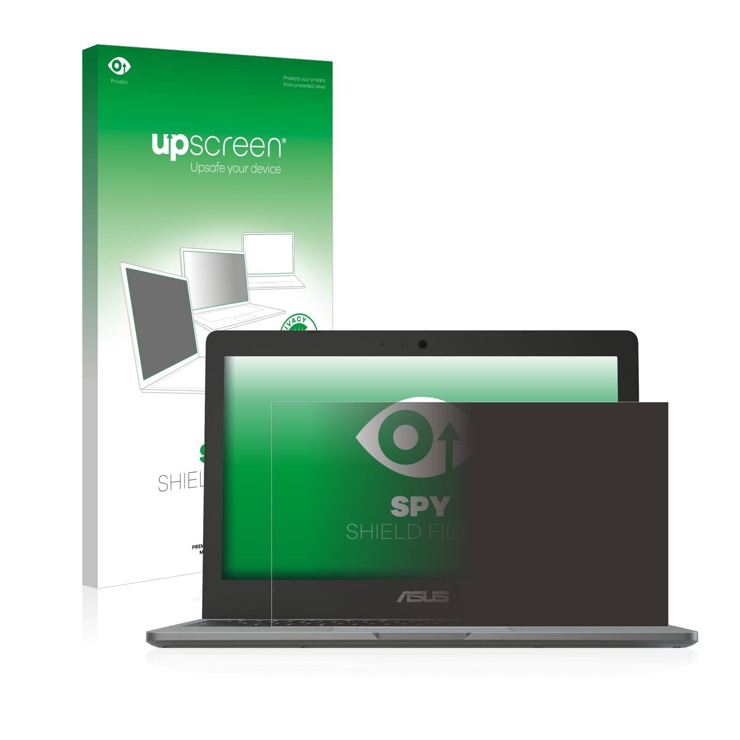 upscreen Spy Shield Filter Premium Blickschutzfilter für Asus Chromebook