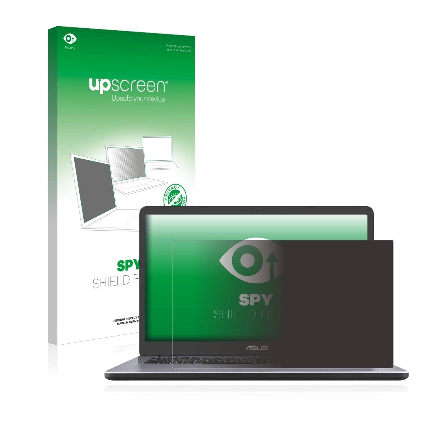 upscreen Spy Shield Filter Premium Blickschutzfilter für Asus VivoBook