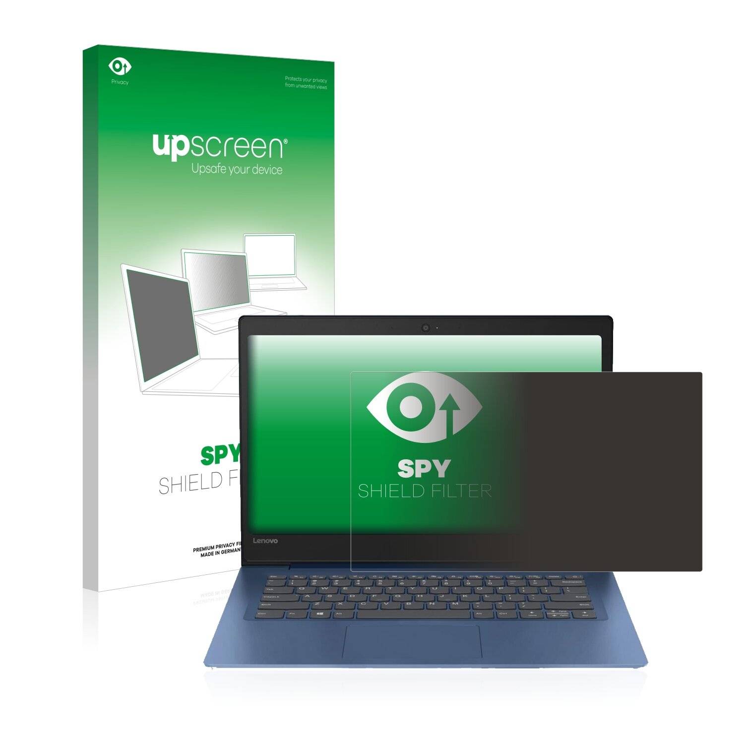 upscreen Spy Shield Filter Premium Blickschutzfilter für Lenovo IdeaPad