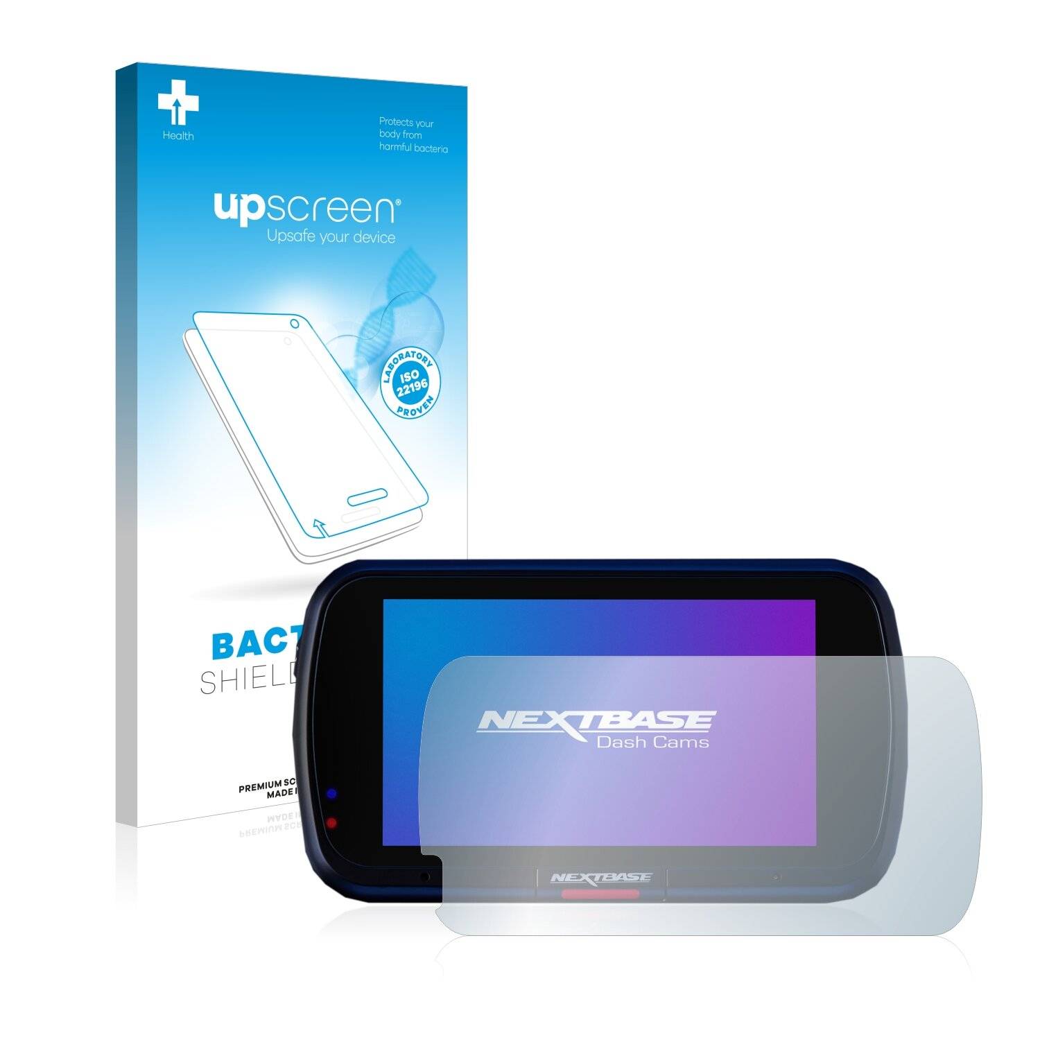 upscreen Bacteria Shield Clear Premium Antibakterielle Displayschutzfolie für Nextbase