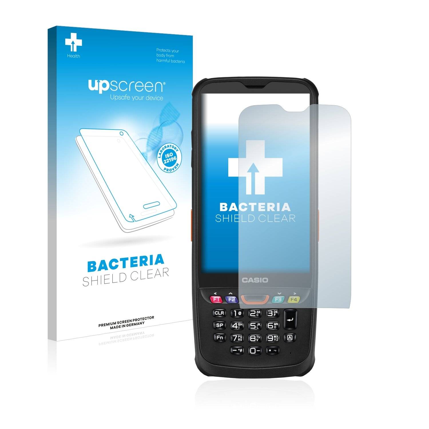 upscreen Bacteria Shield Clear Premium Antibakterielle Displayschutzfolie für Casio